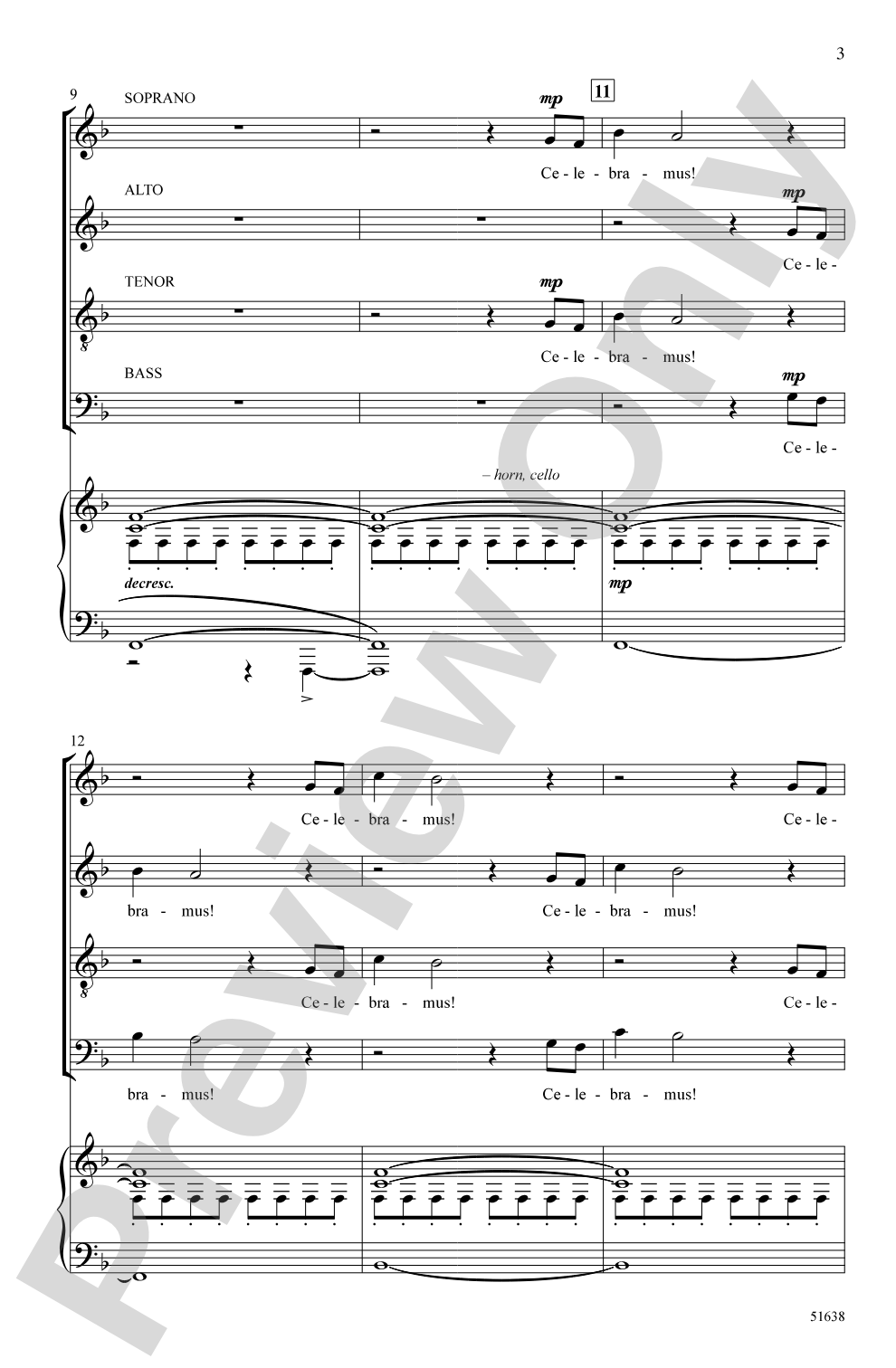Celebramus: SATB Choral Octavo