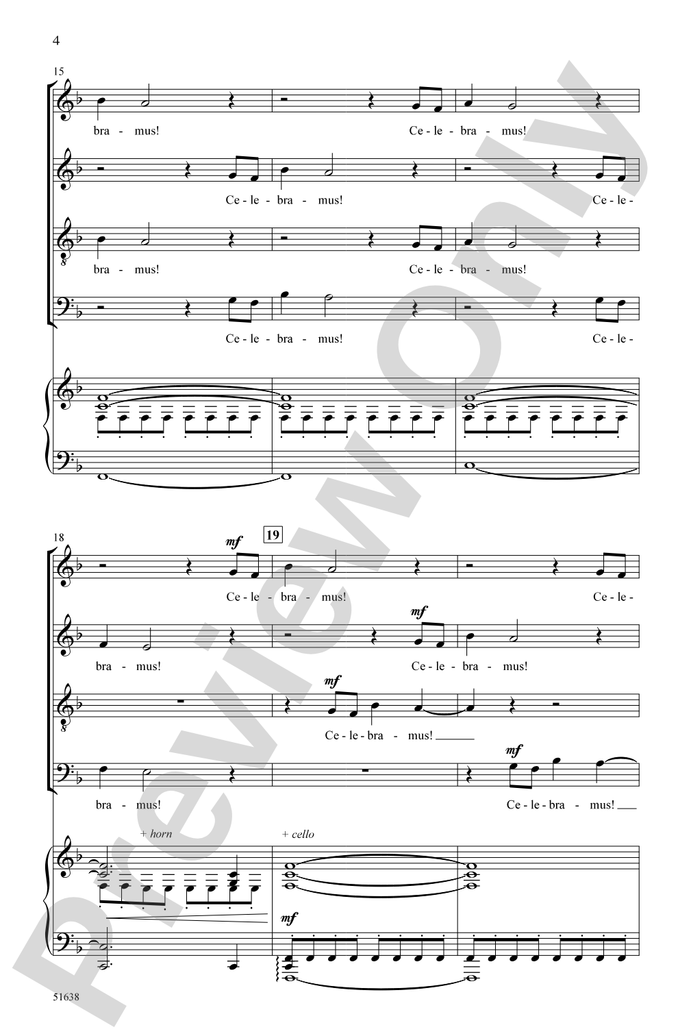 Celebramus: SATB Choral Octavo