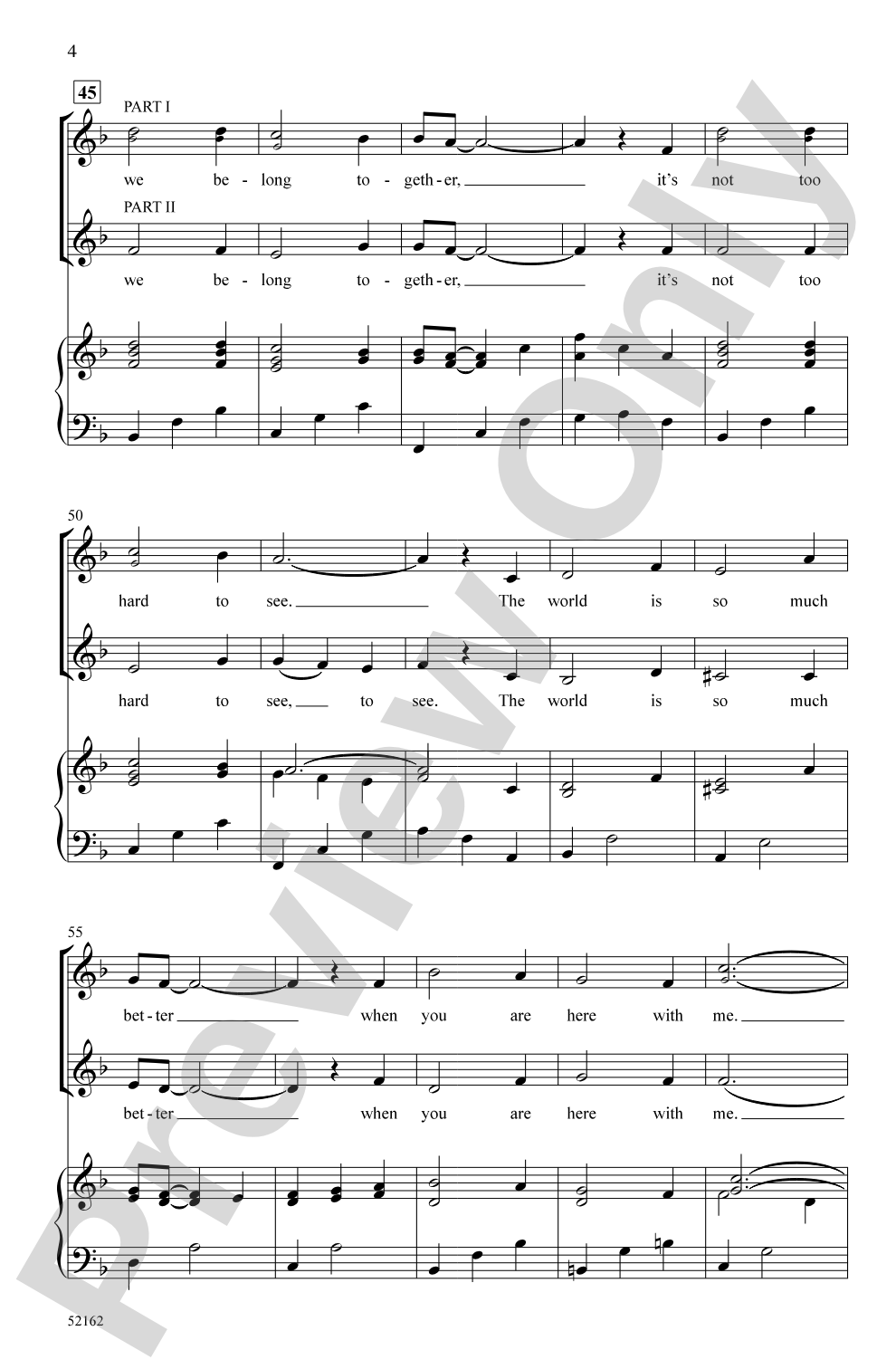 With You: 2-Part Choral Octavo