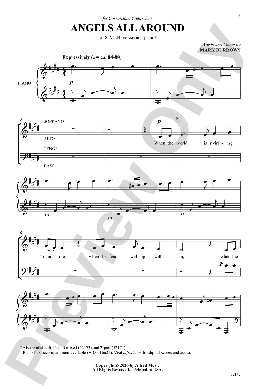 Angels All Around: SATB Choral Octavo