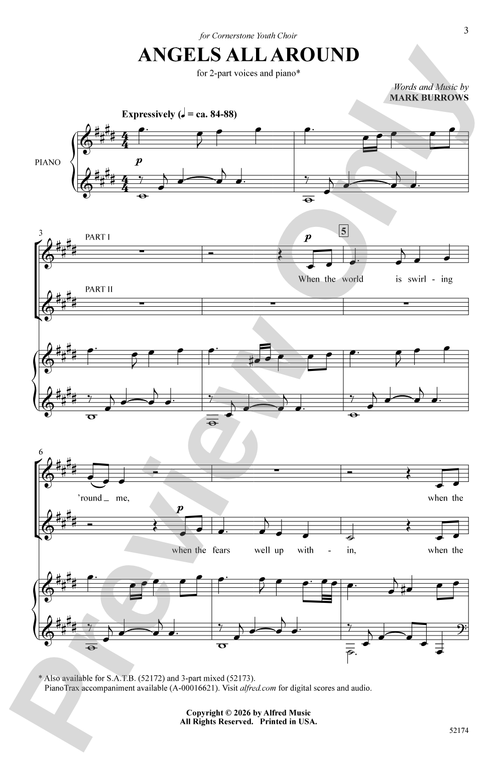 Angels All Around: 2-Part Choral Octavo
