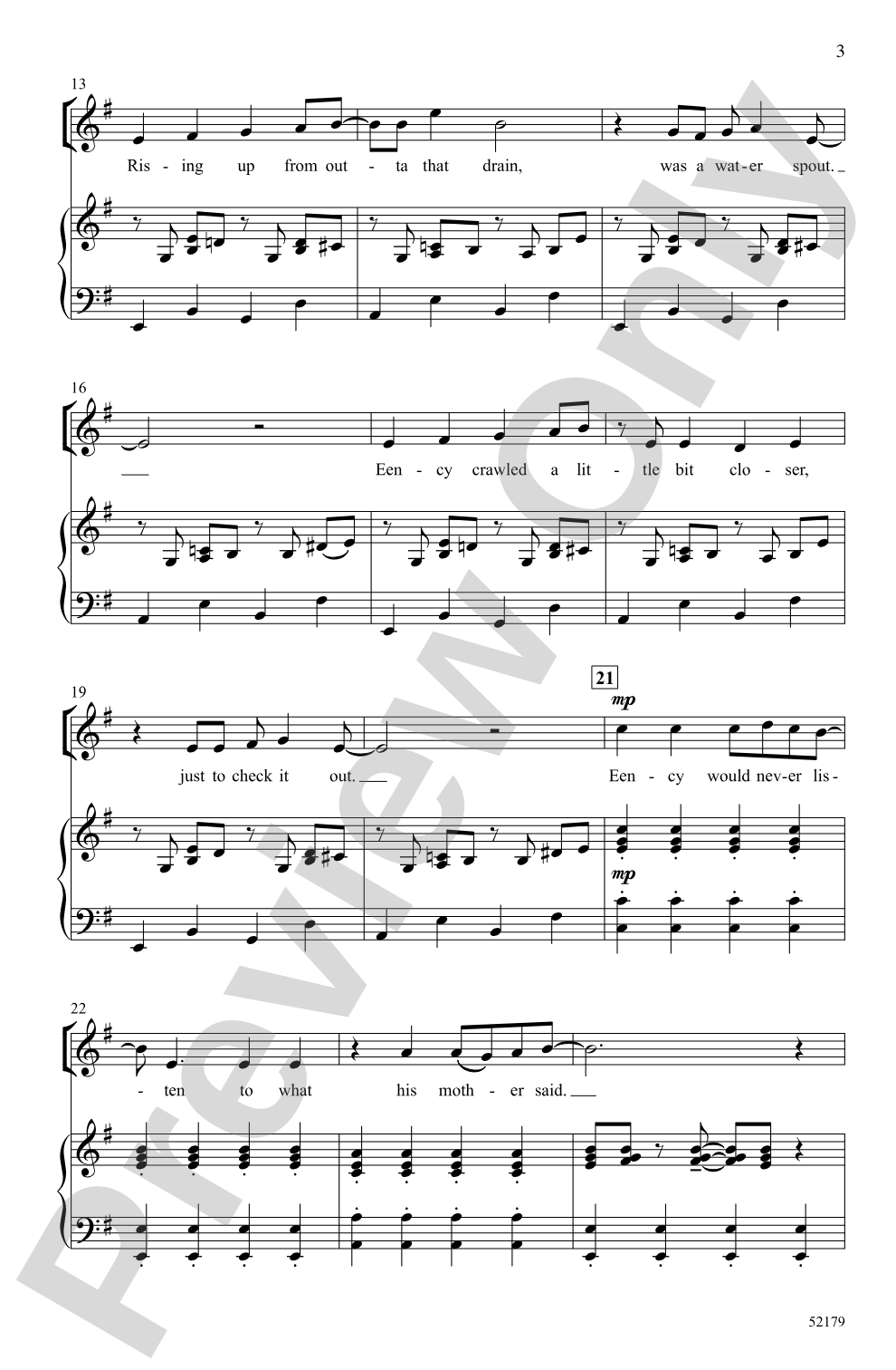 Eency: 2-Part Choral Octavo