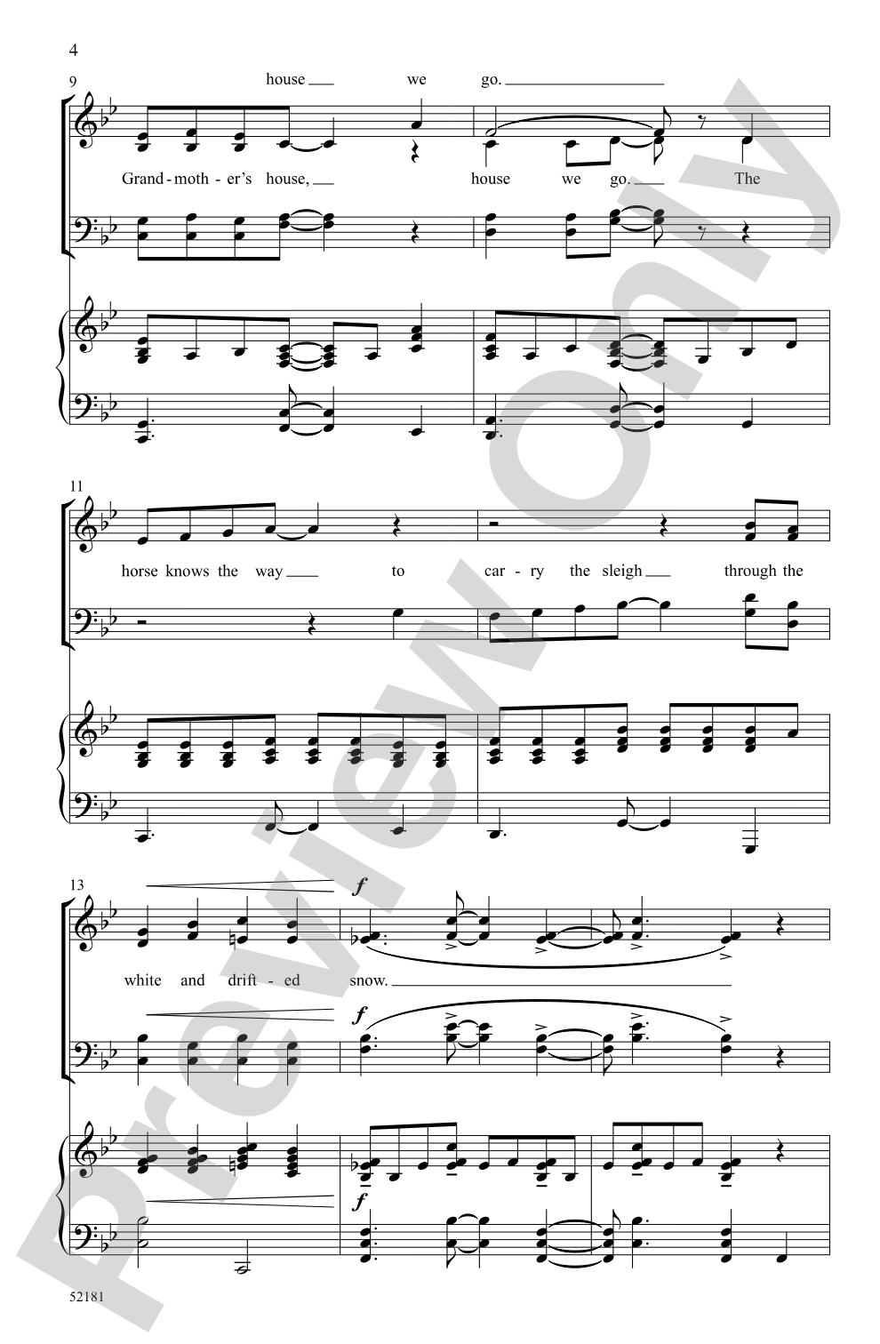Over the River: SATB Choral Octavo