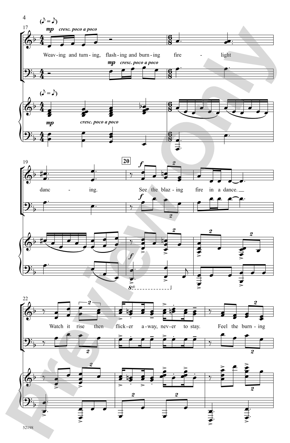 Fire Dance: SAB Choral Octavo