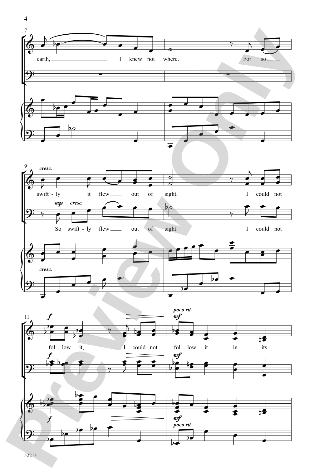 The Arrow and the Song: SATB Choral Octavo