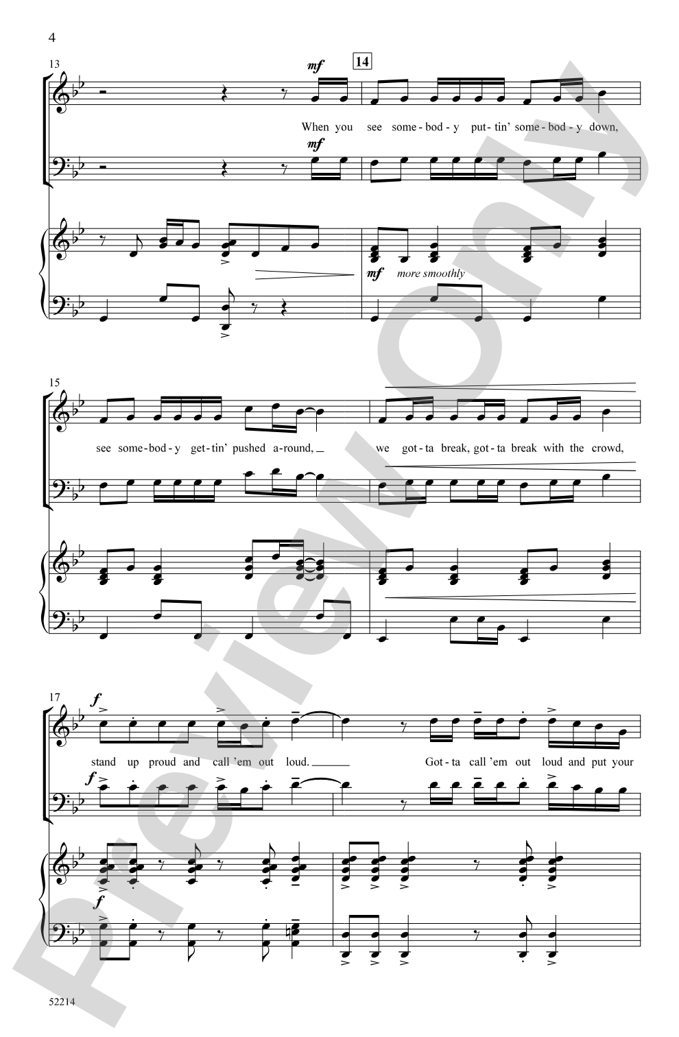 Gotta Put Your Foot Down: 3-Part Mixed Choral Octavo