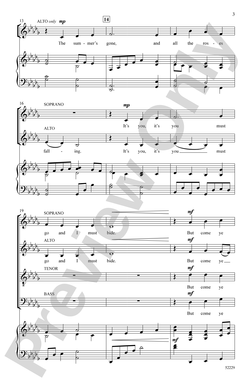 Danny Boy: SATB Choral Octavo