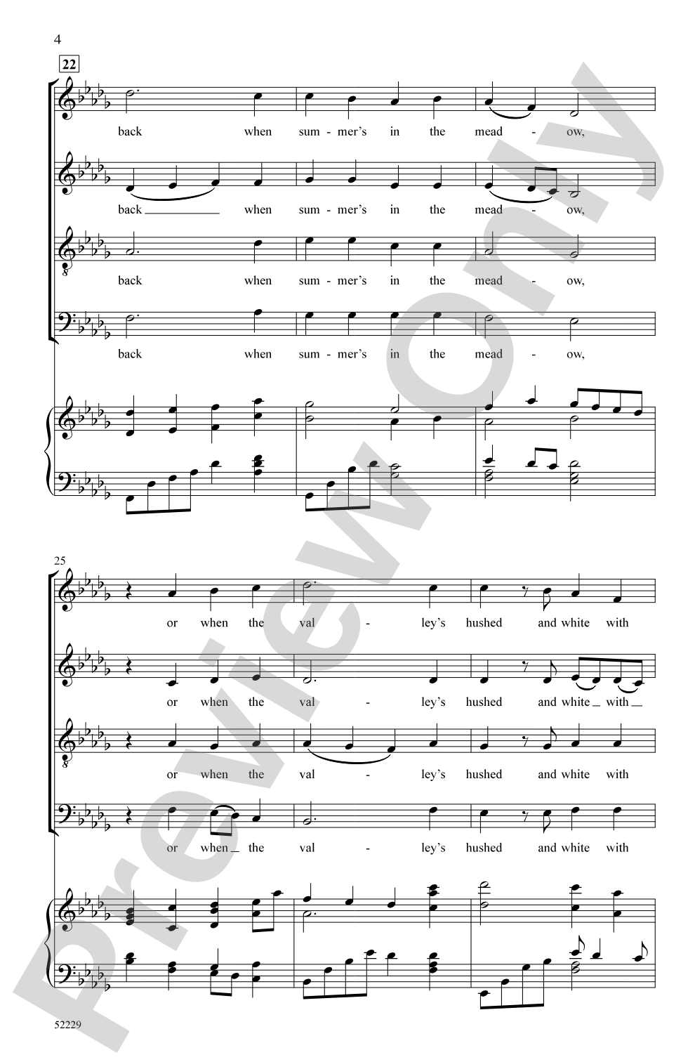 Danny Boy: SATB Choral Octavo