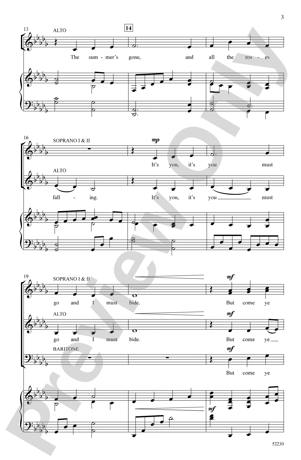 Danny Boy: SSAB Choral Octavo