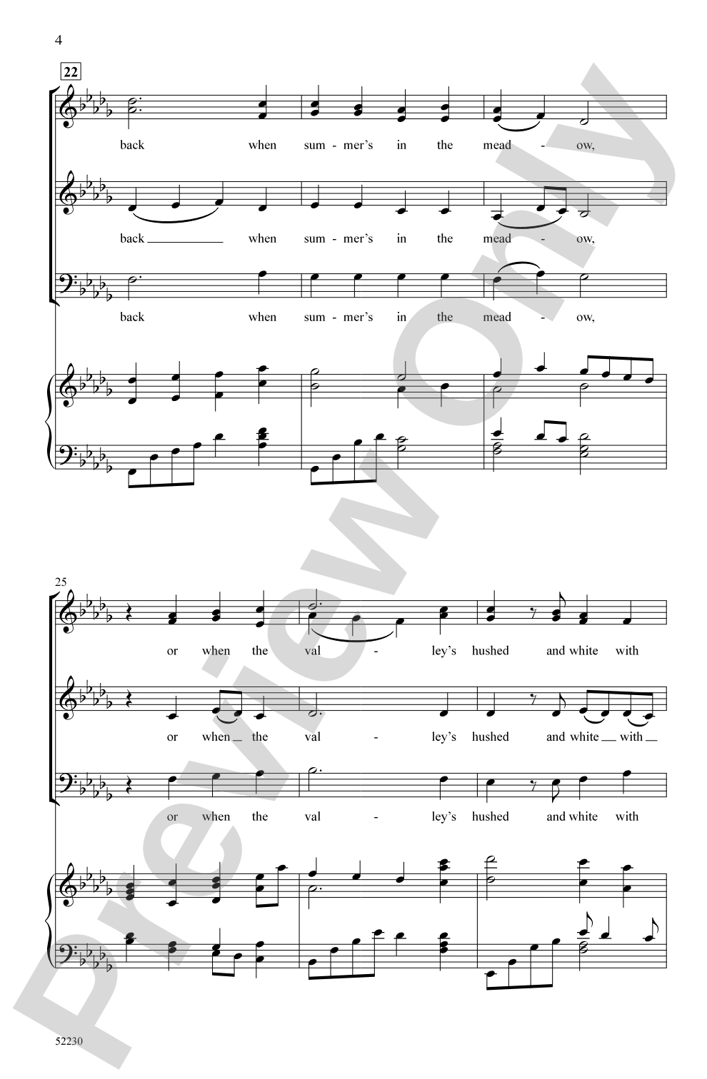 Danny Boy: SSAB Choral Octavo