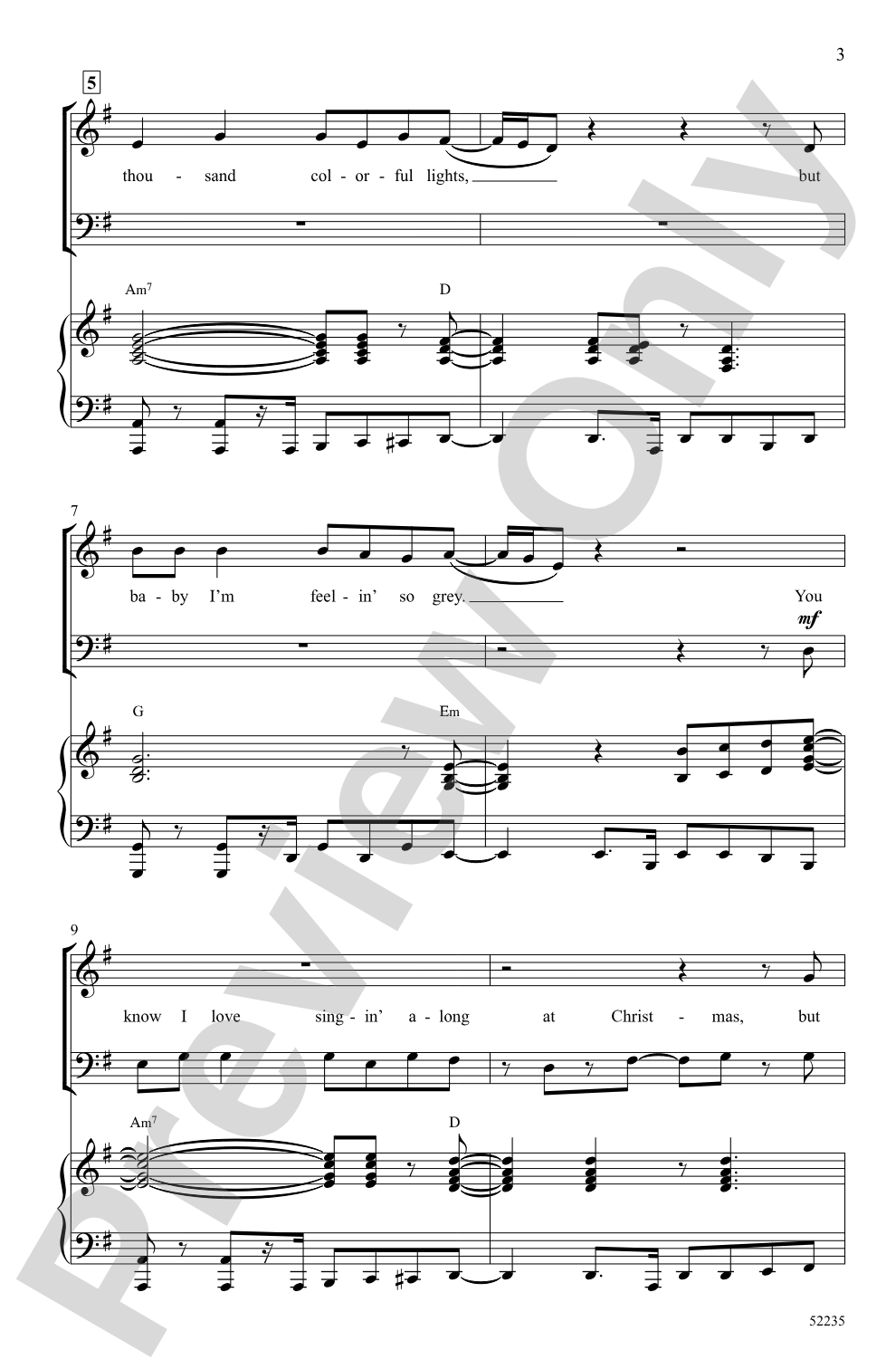 You for Christmas: SATB Choral Octavo