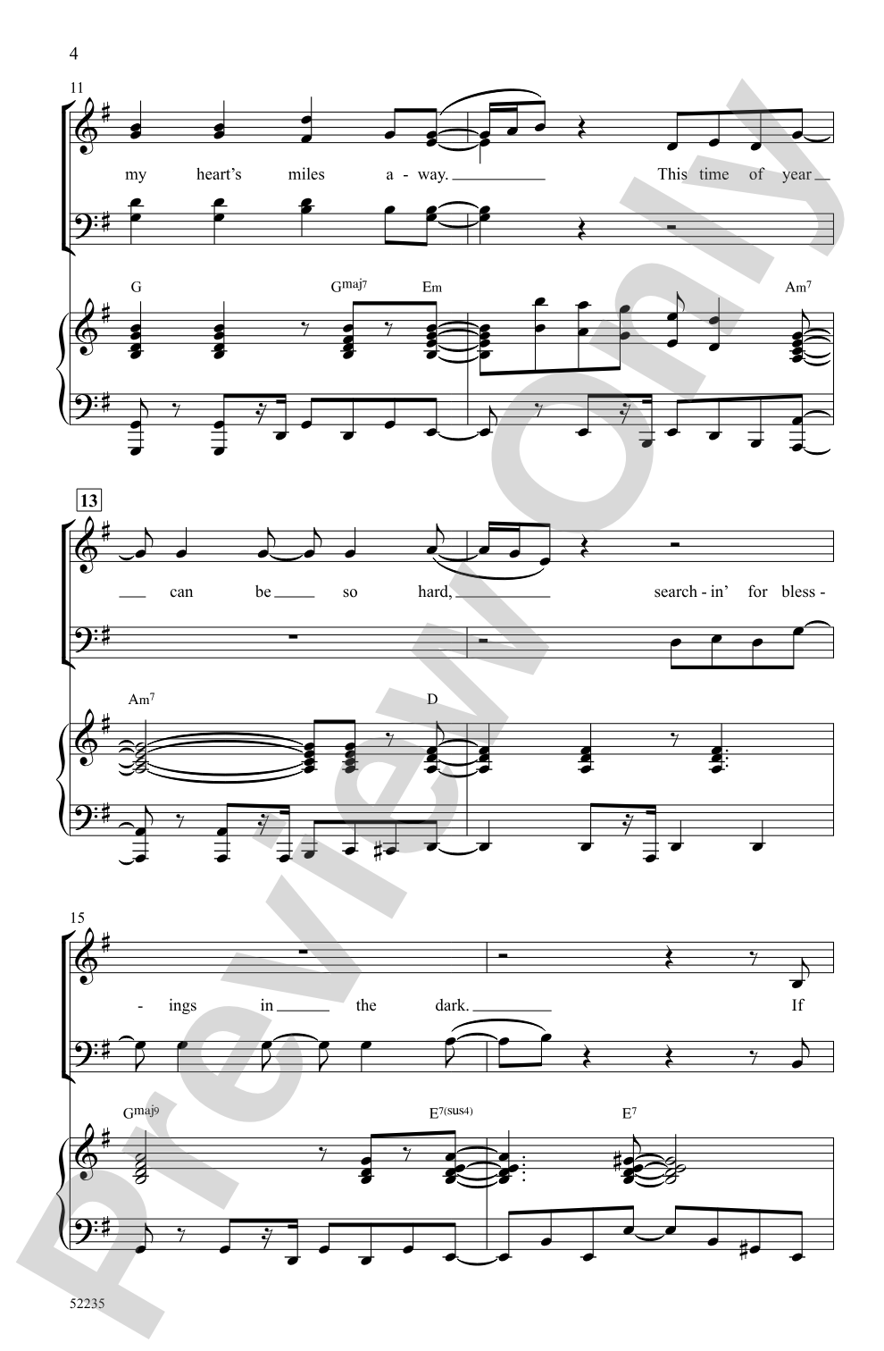 You for Christmas: SATB Choral Octavo