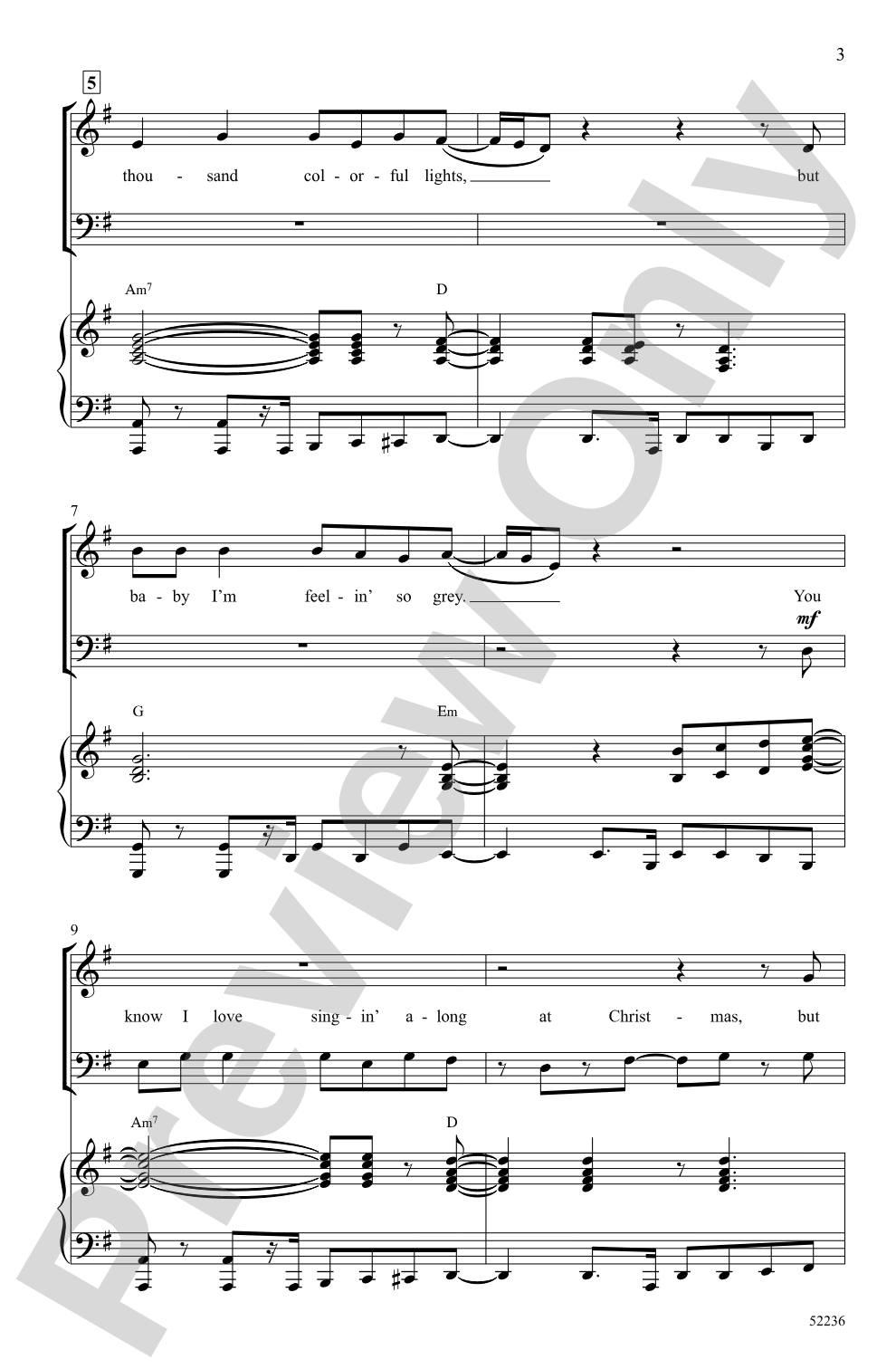 You for Christmas: SSAB Choral Octavo