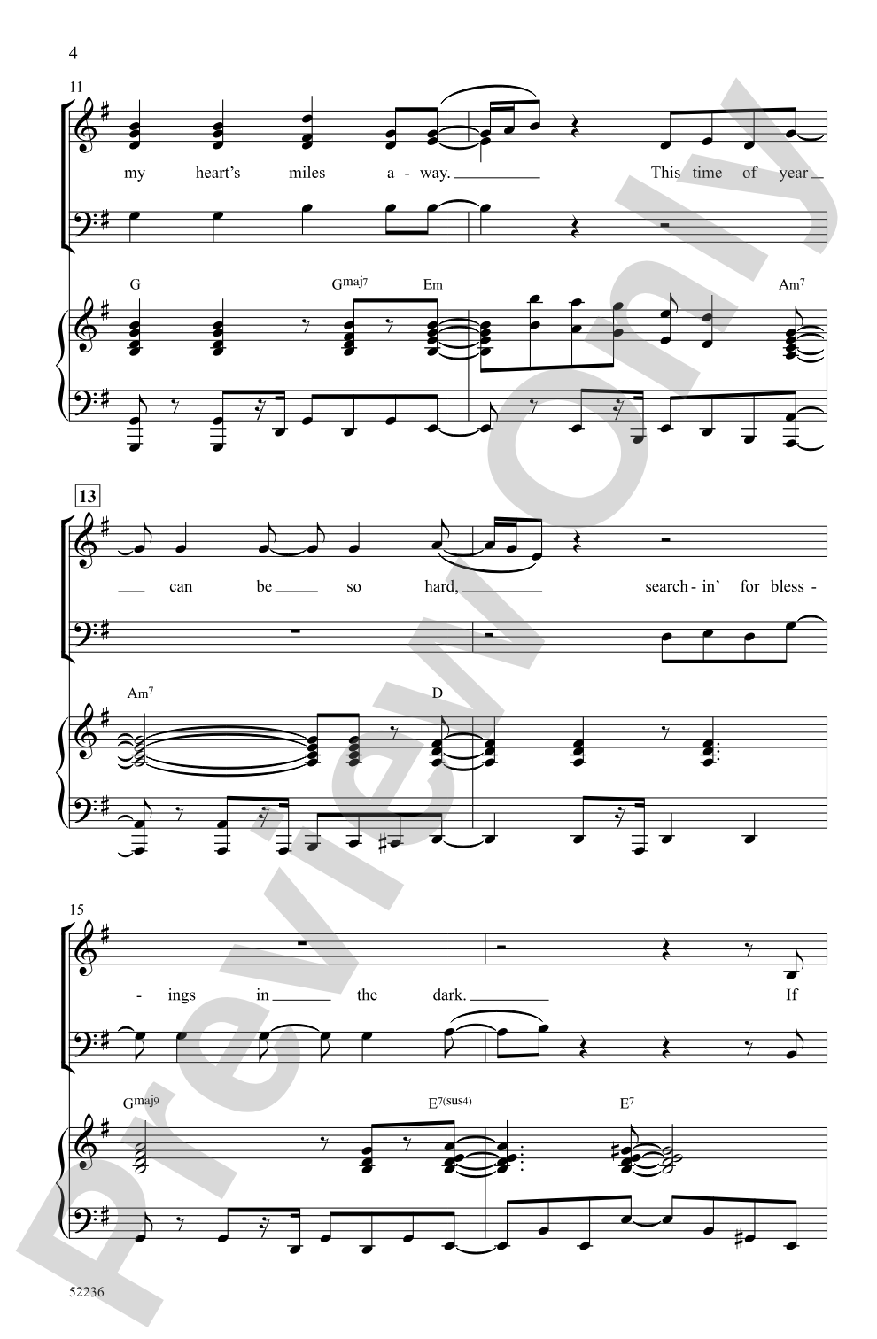 You for Christmas: SSAB Choral Octavo