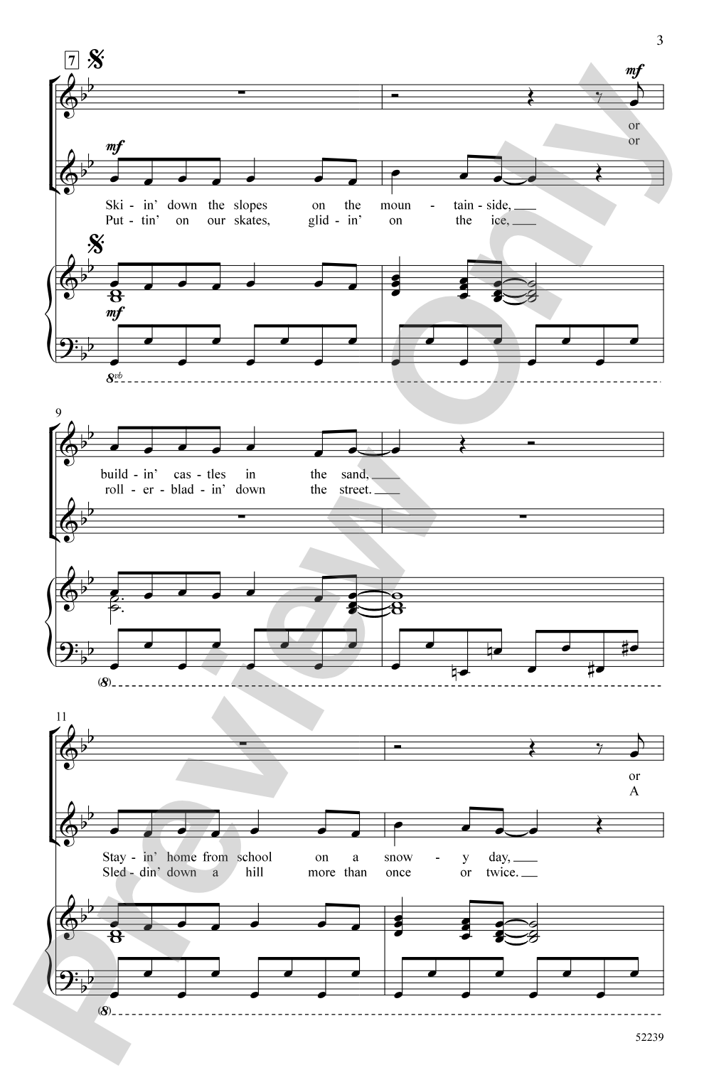 Boogie in the Wintertime: 2-Part Choral Octavo