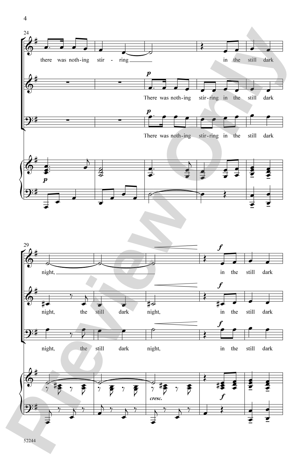 Someone Came Knocking: 3-Part Mixed Choral Octavo