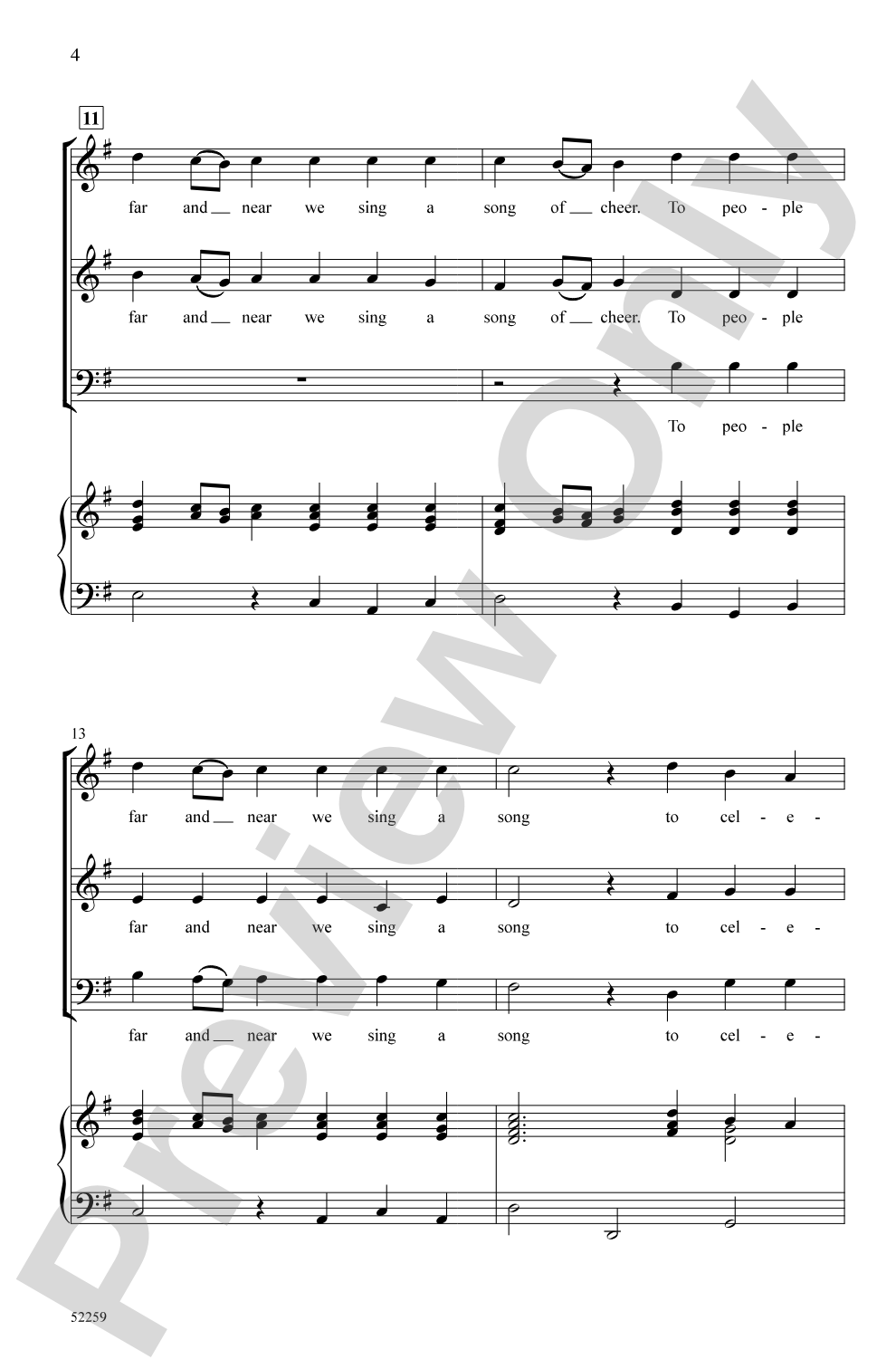 Christmas Hornpipe: SAB Choral Octavo