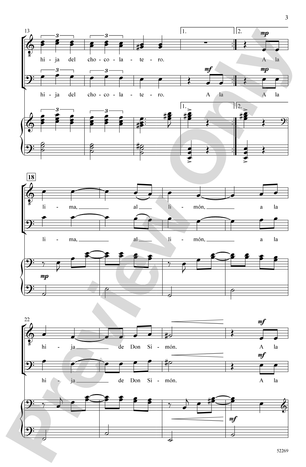 A la Lata: TTBB Choral Octavo