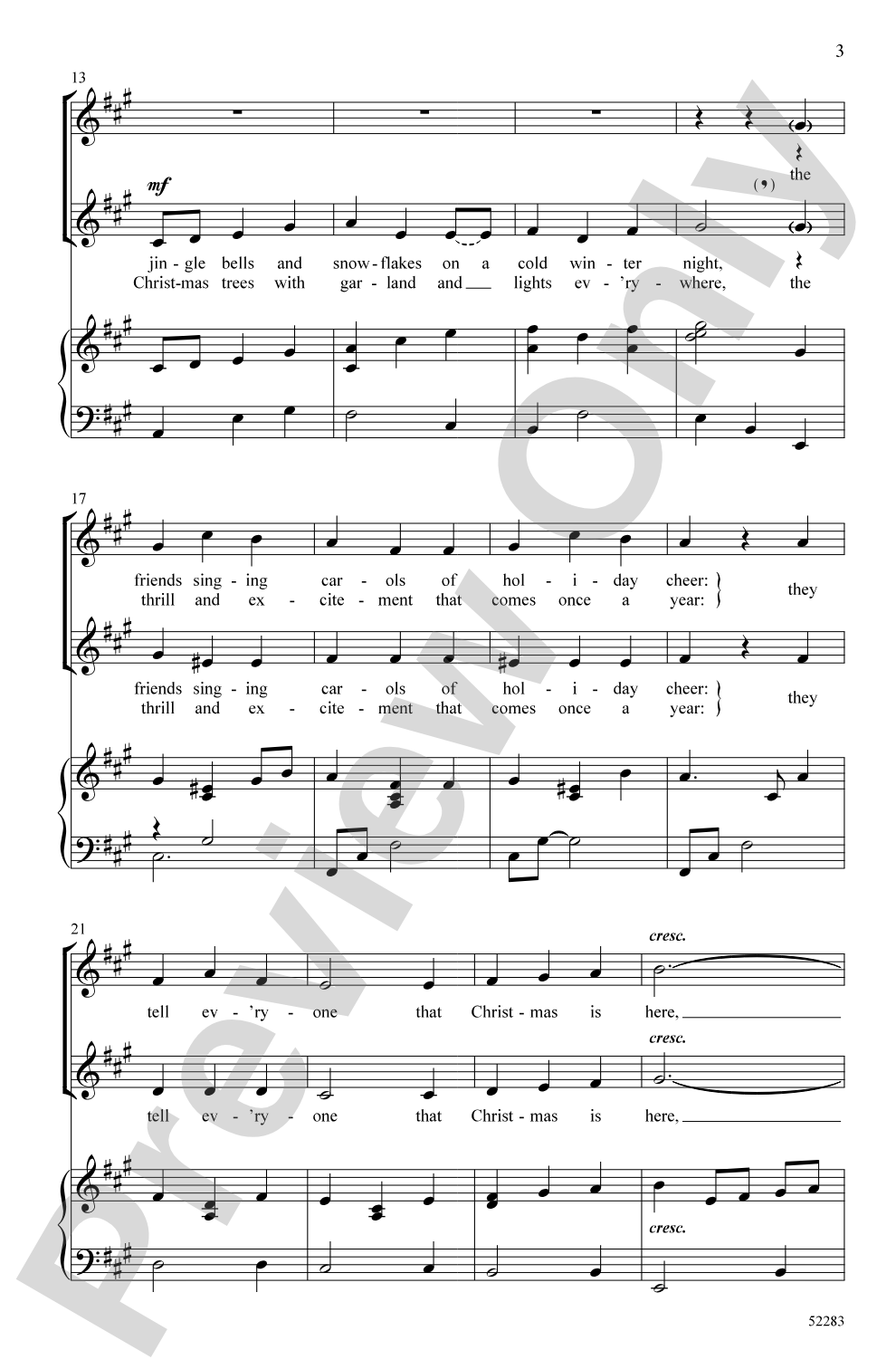 Christmas Is Here: 2-Part Choral Octavo