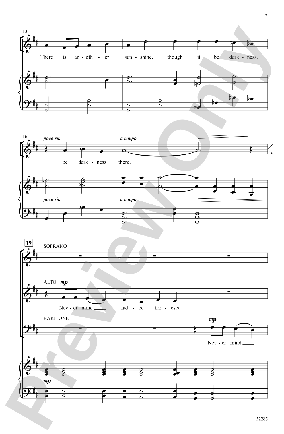 There Is Another Sky: SAB Choral Octavo