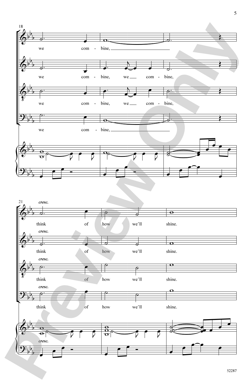 We Are the Light: SATB Choral Octavo