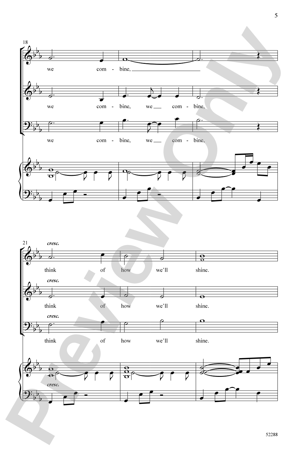 We Are the Light: 3-Part Mixed Choral Octavo