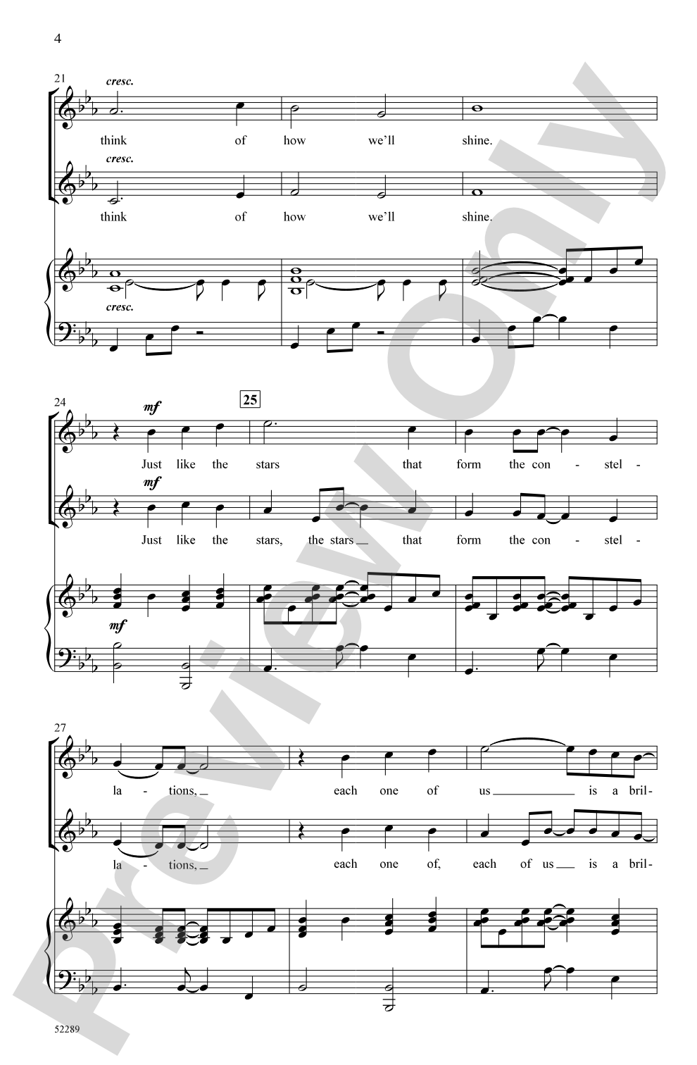 We Are the Light: 2-Part Choral Octavo