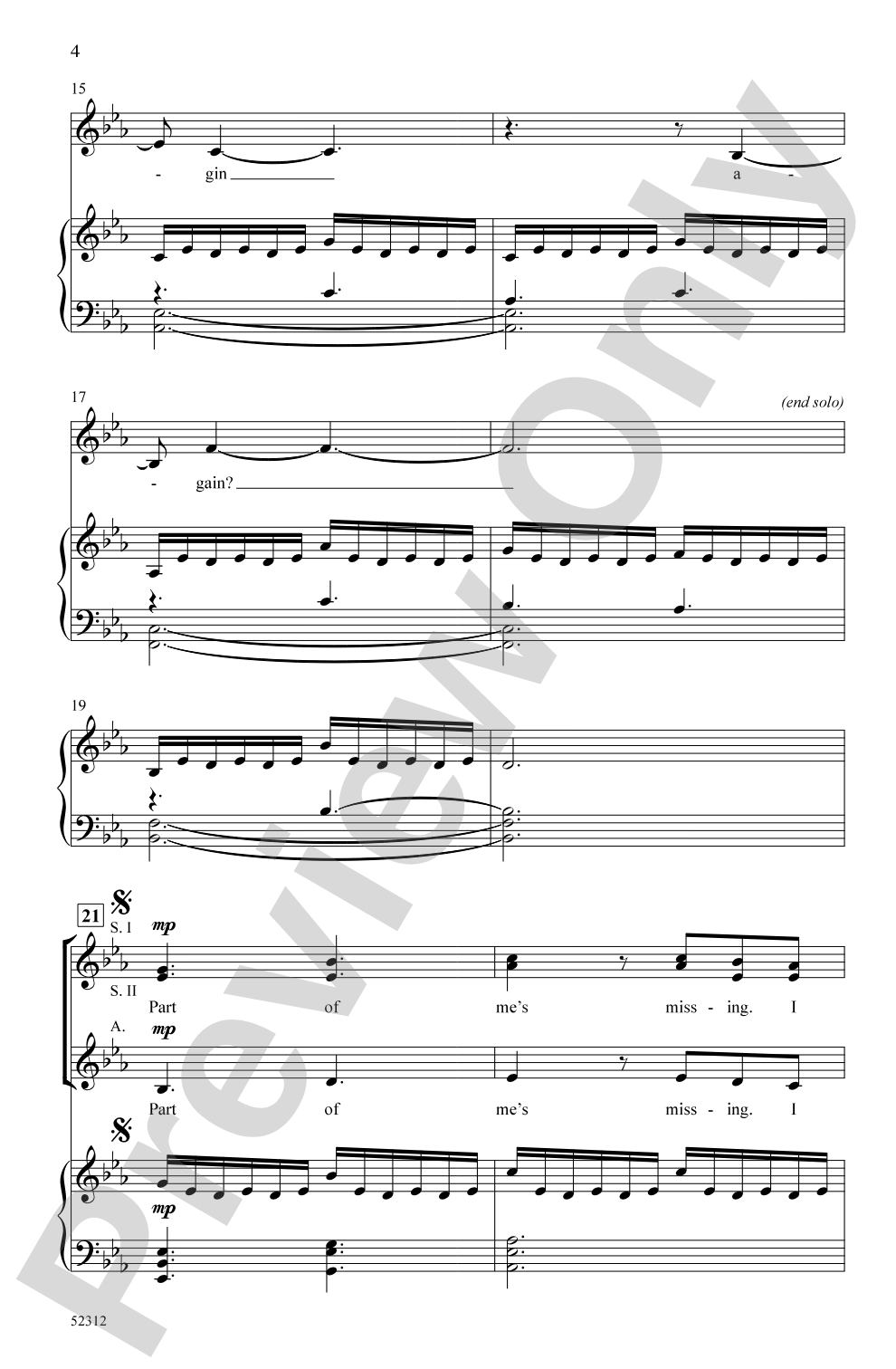 The Risk: SSA Choral Octavo