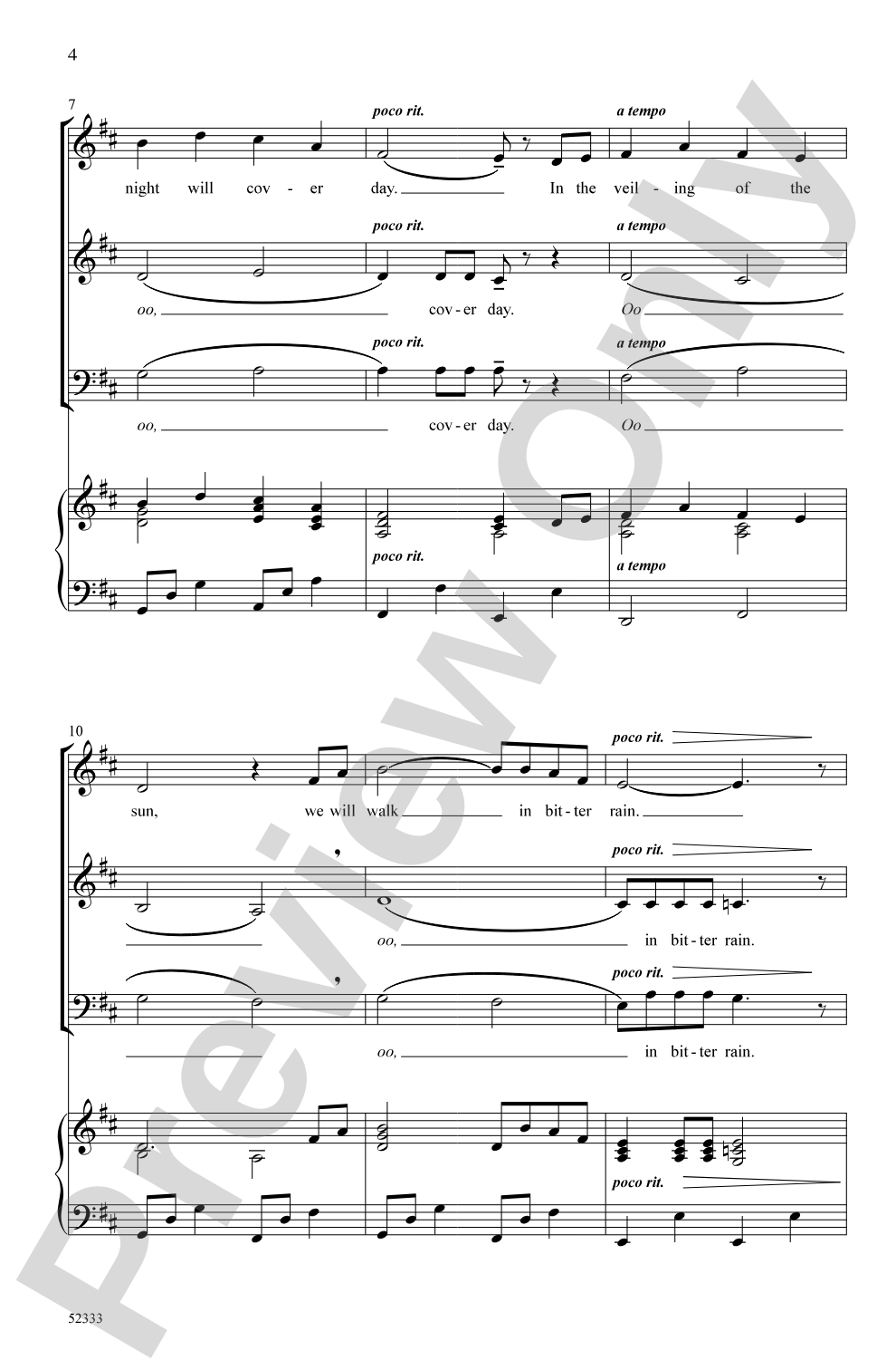 In Dreams: SAB Choral Octavo