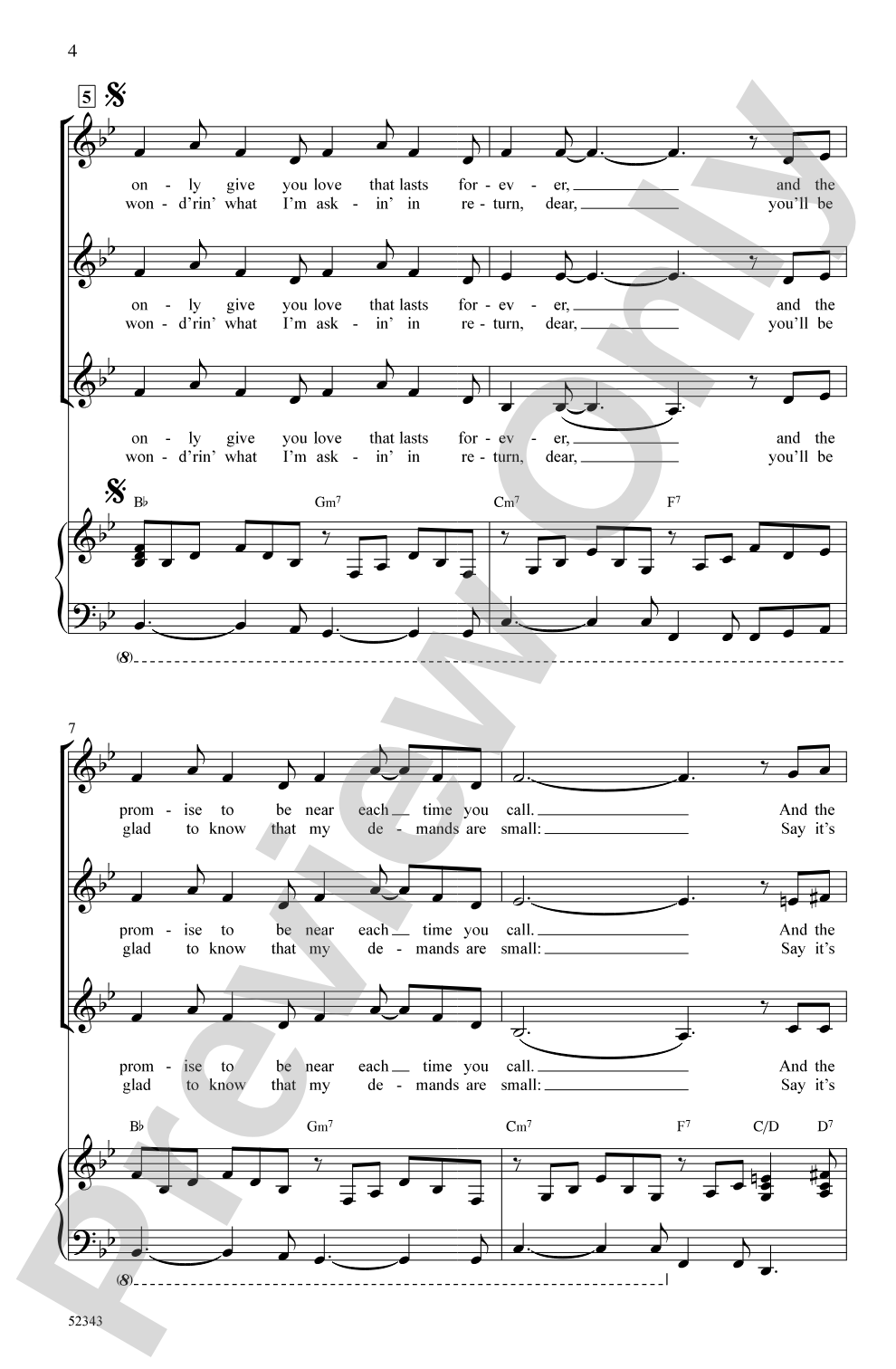 That's All: SSA Choral Octavo