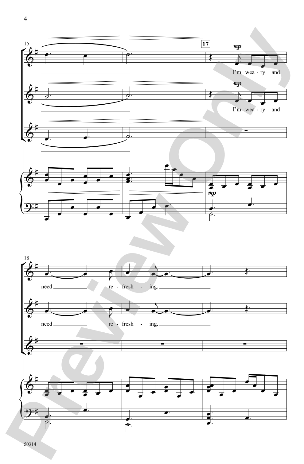 Waterfall: SSA Choral Octavo