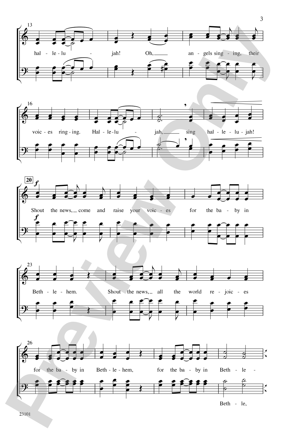 Shout the News!: SATB, <i>a cappella</i> Choral Octavo
