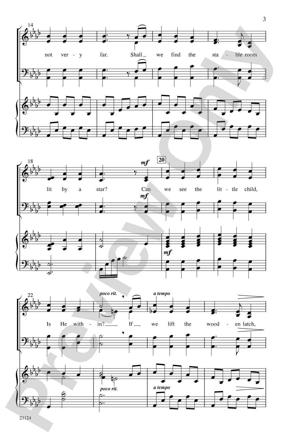How Far Is It to Bethlehem?: SATB Choral Octavo