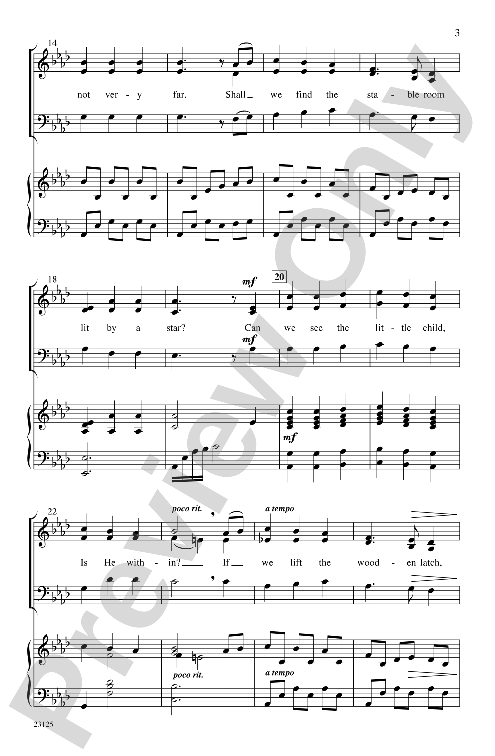 How Far Is It to Bethlehem?: SAB Choral Octavo