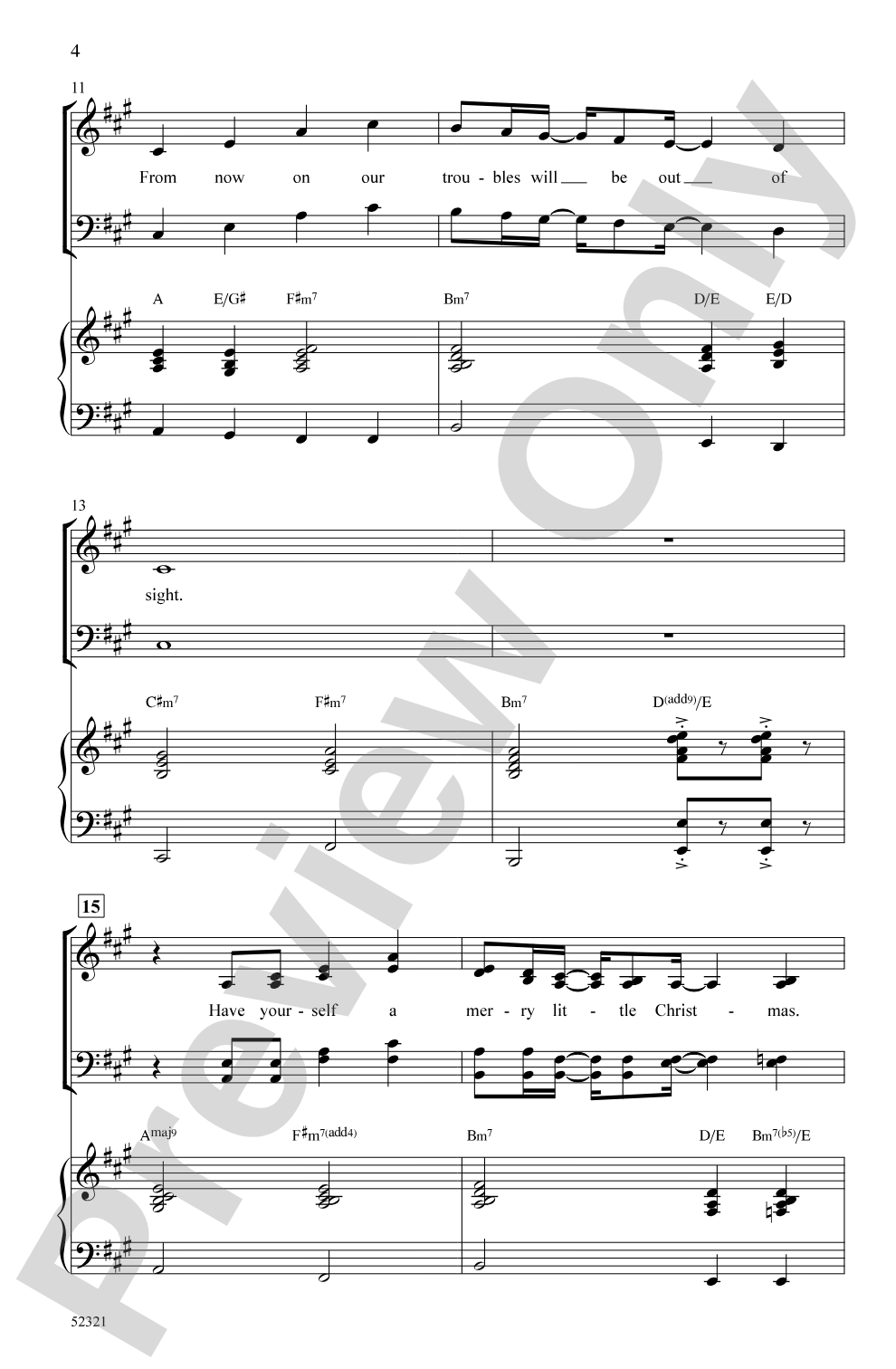 Have Yourself a Merry Little Christmas: SATB Choral Octavo
