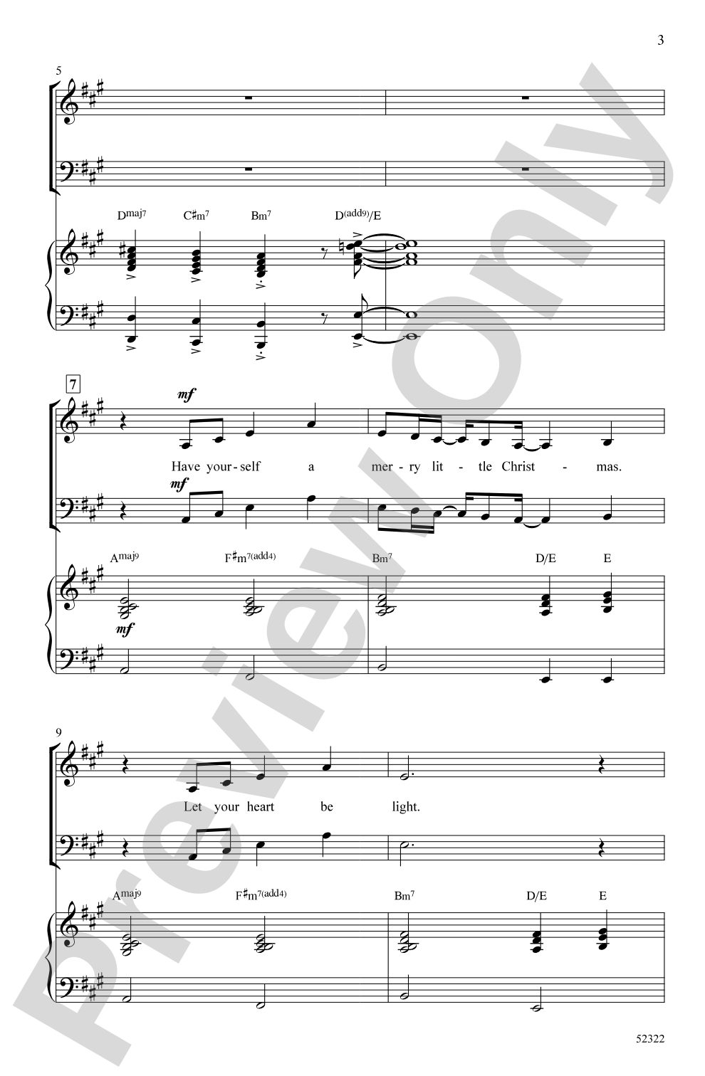 Have Yourself a Merry Little Christmas: SAB Choral Octavo
