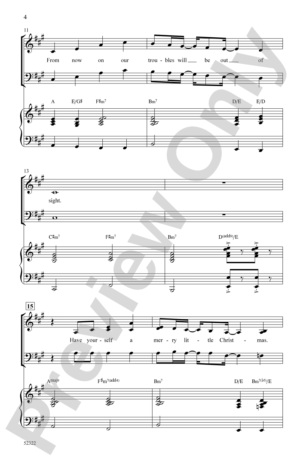 Have Yourself a Merry Little Christmas: SAB Choral Octavo
