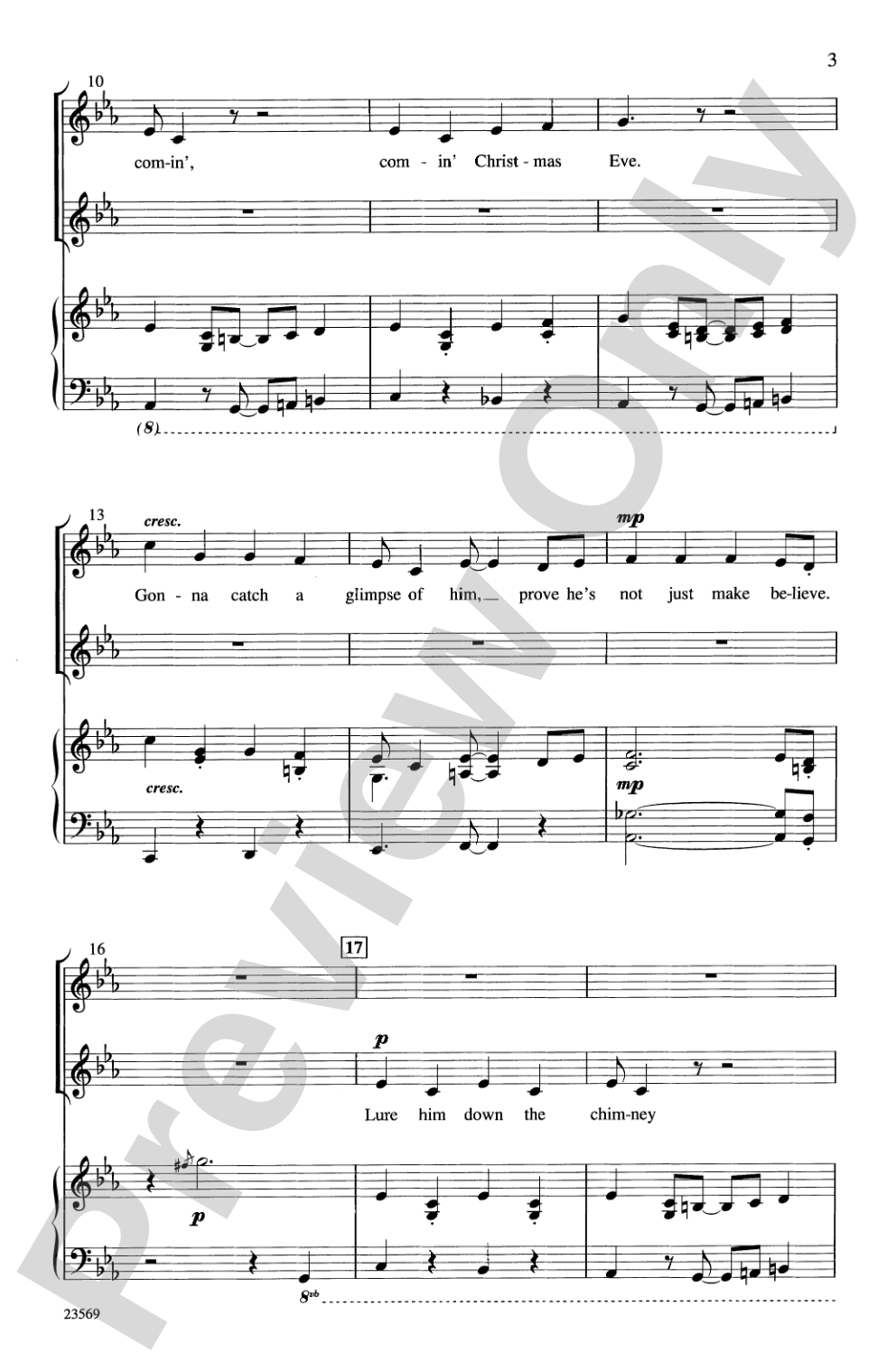 Gonna Catch That Santa: 2-Part Choral Octavo