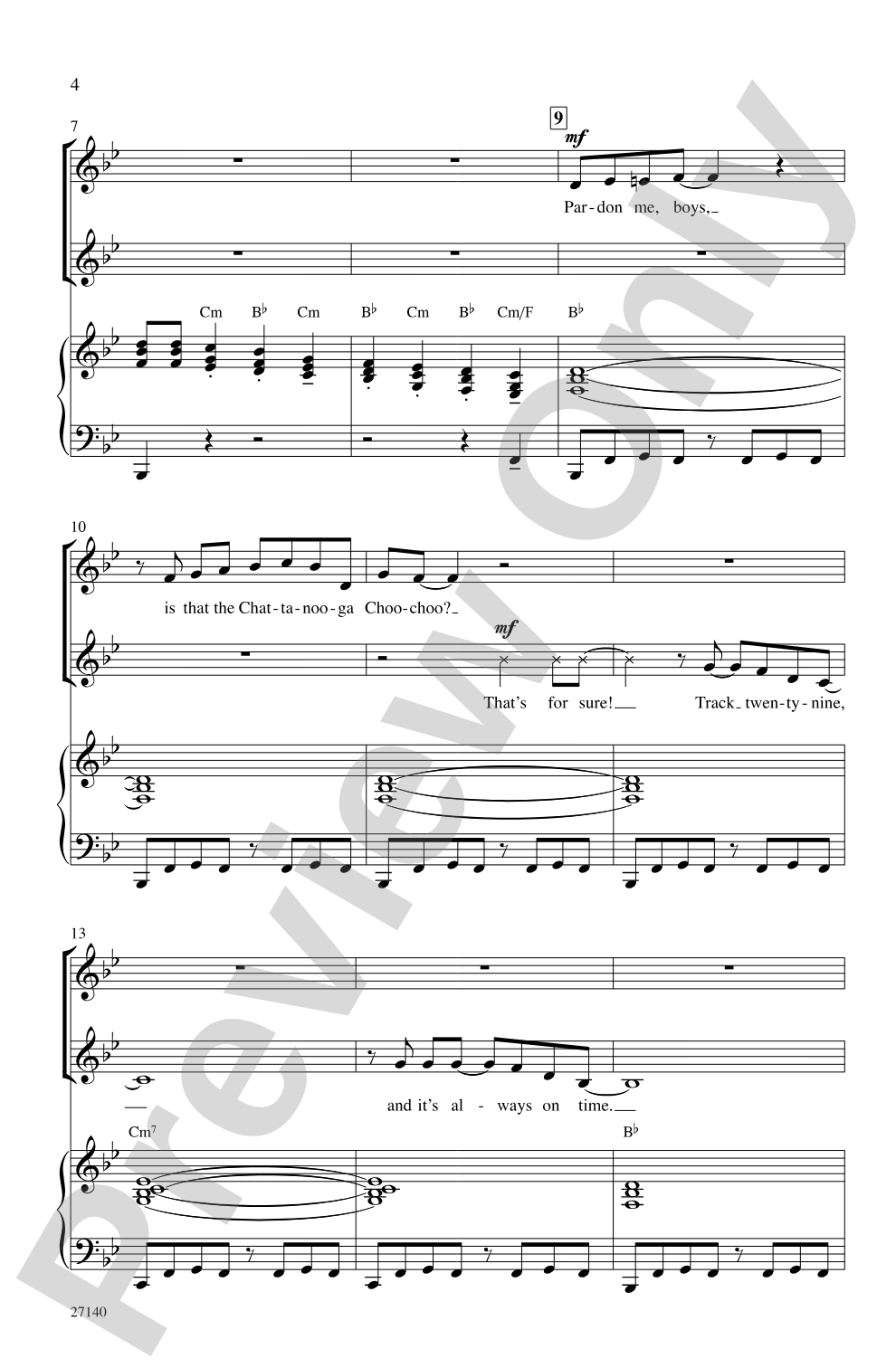 All Aboard!: SSA Choral Octavo
