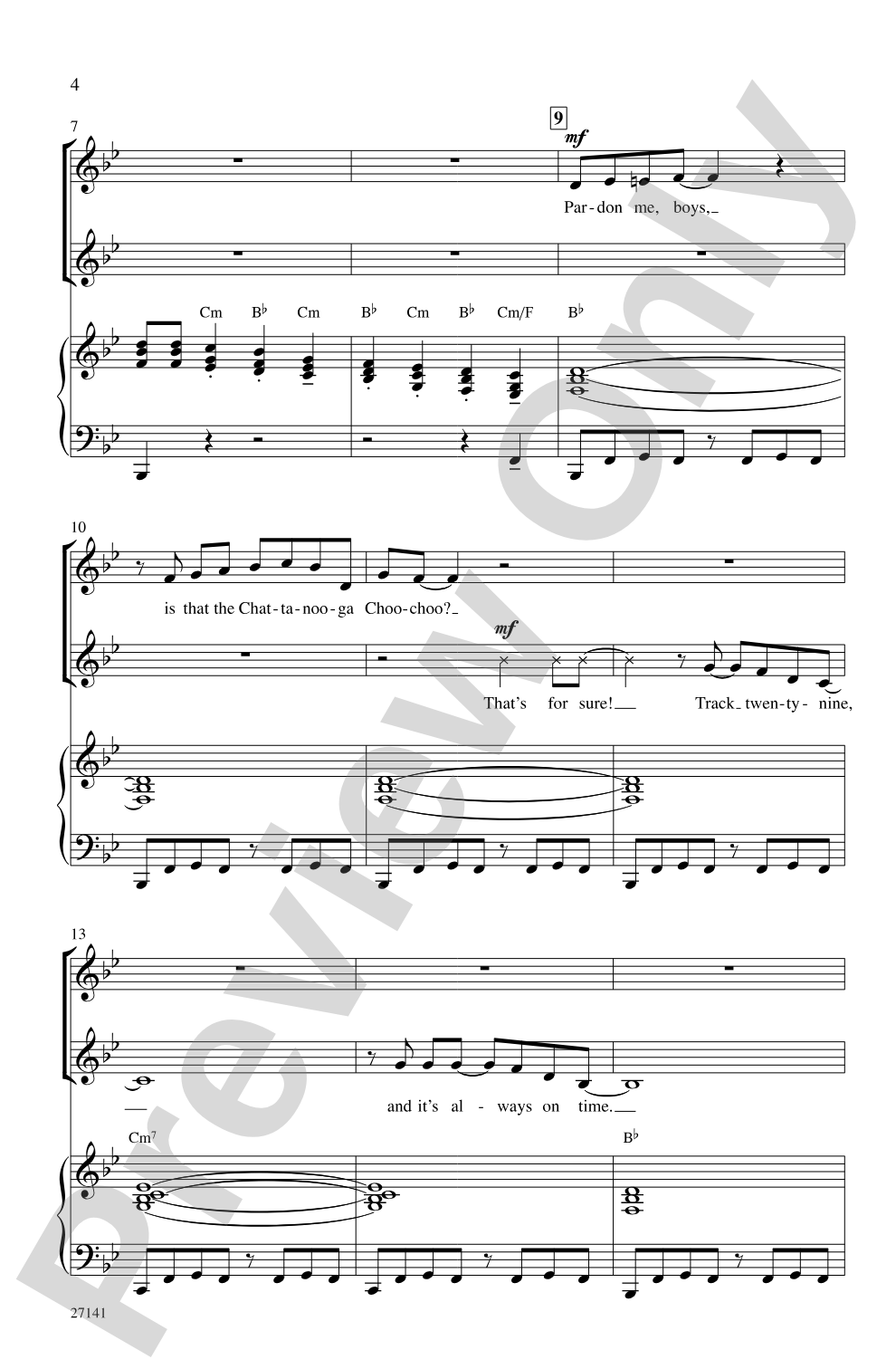 All Aboard!: 2-Part Choral Octavo