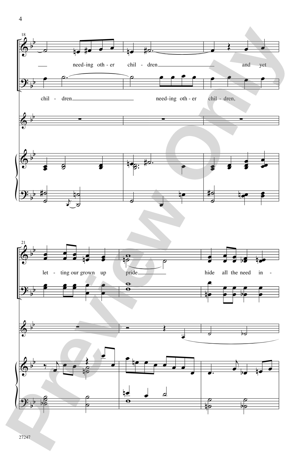 People: SATB Choral Octavo