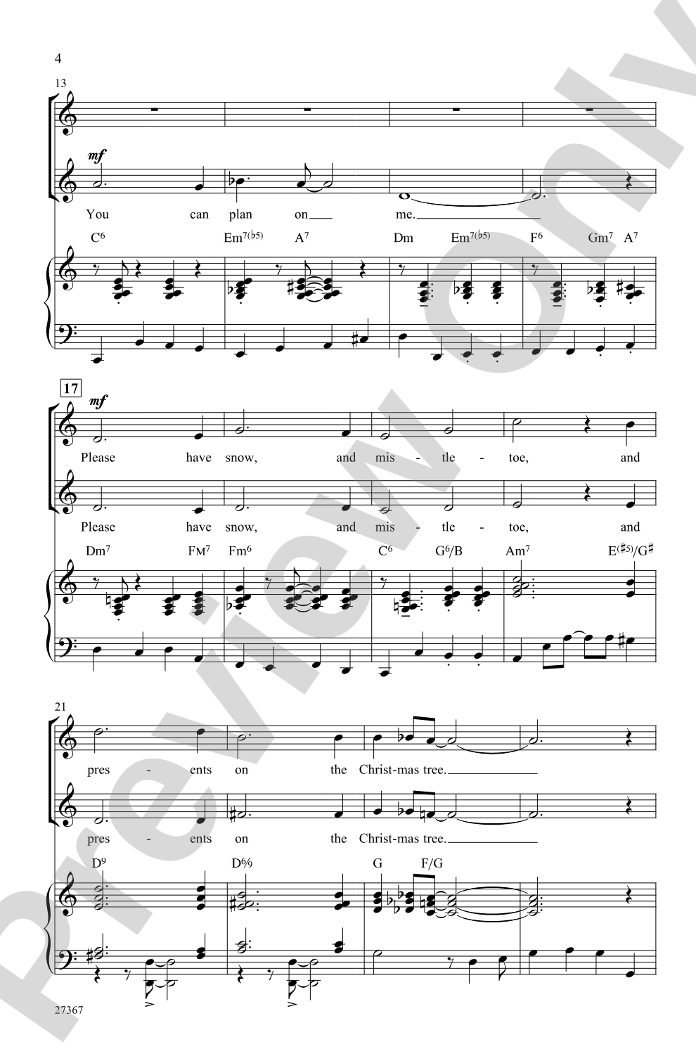 I'll Be Home for Christmas: 2-Part Choral Octavo