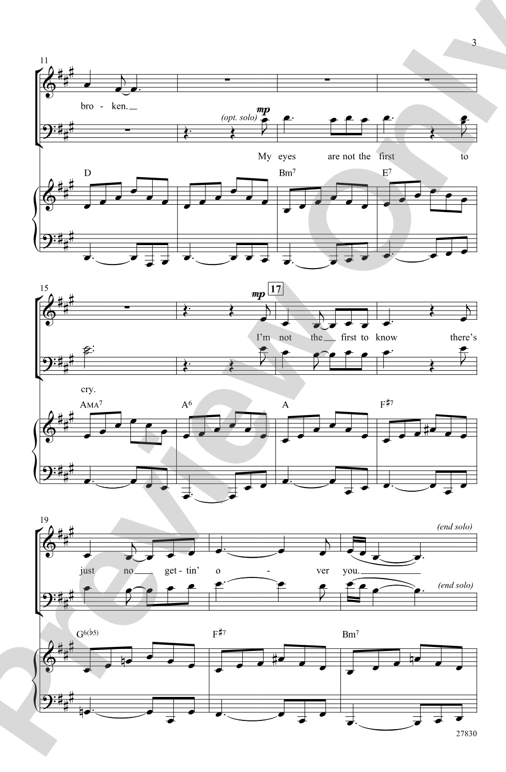 Hopelessly Devoted to You: SAB Choral Octavo