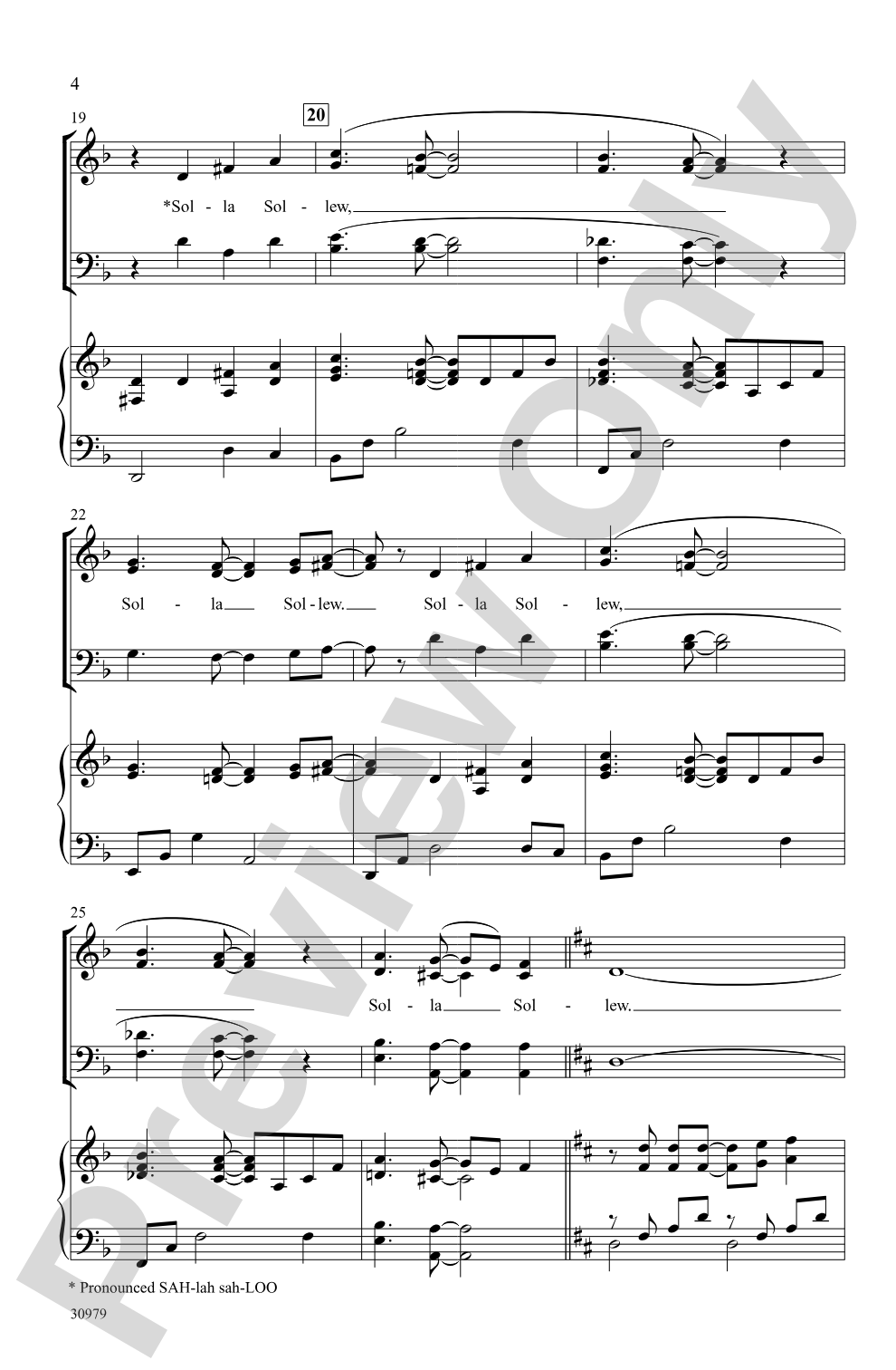 Solla Sollew: SATB Choral Octavo