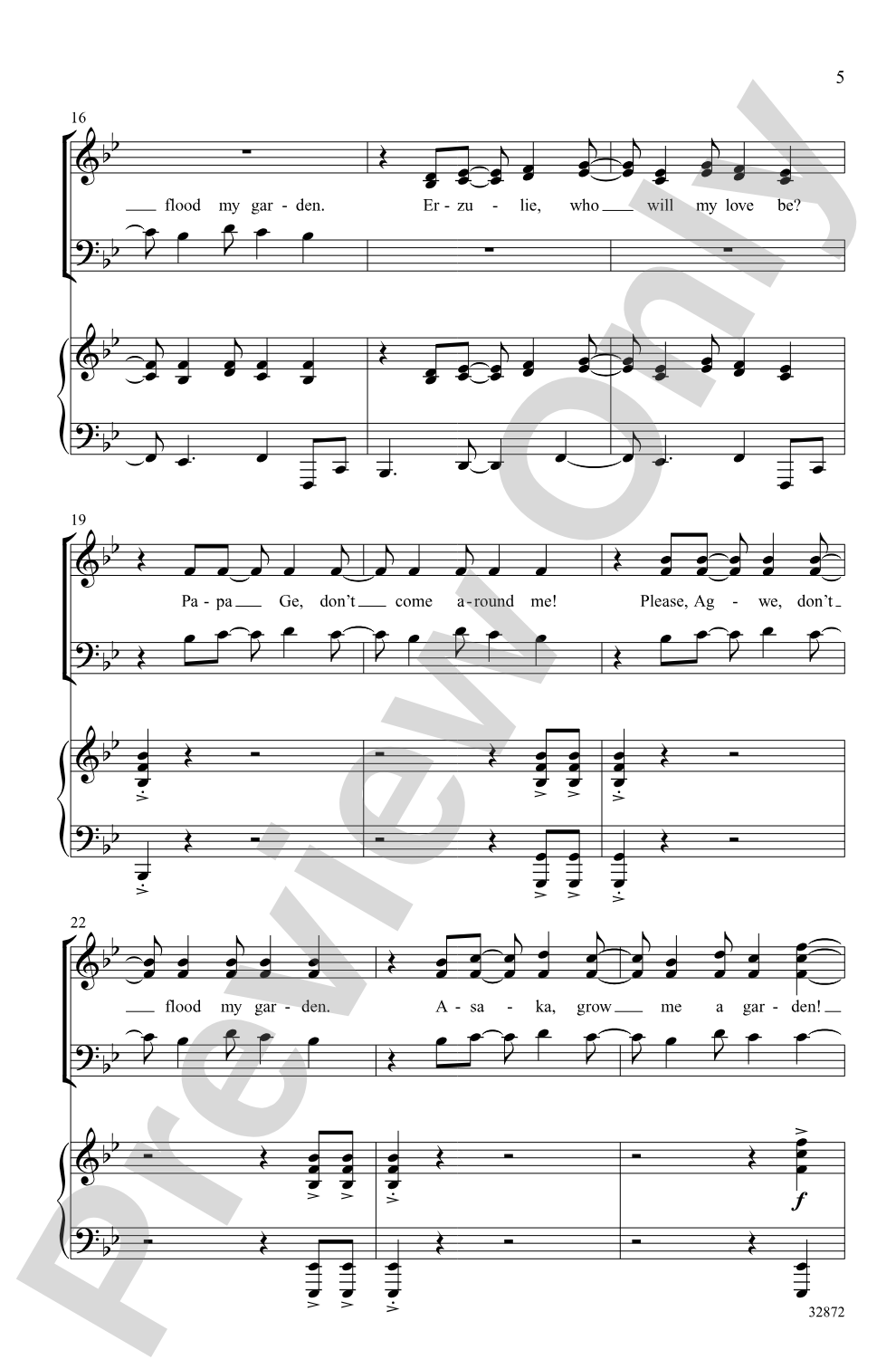 Once on This Island: A Choral Medley: SAB Choral Octavo