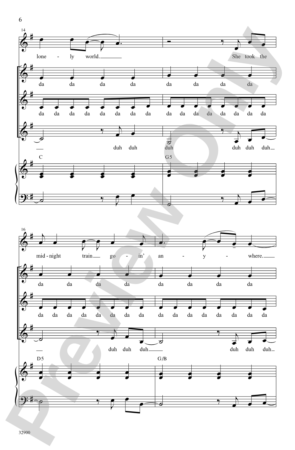 Don't Stop Believin': SSA Choral Octavo