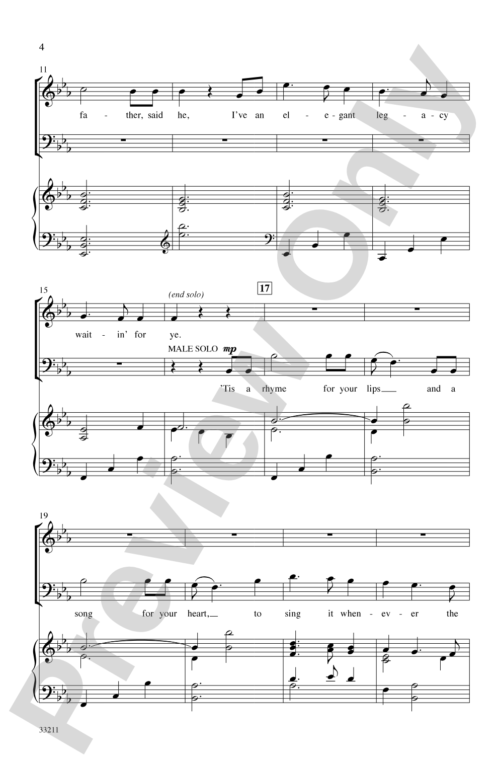 Look to the Rainbow: SATB Choral Octavo