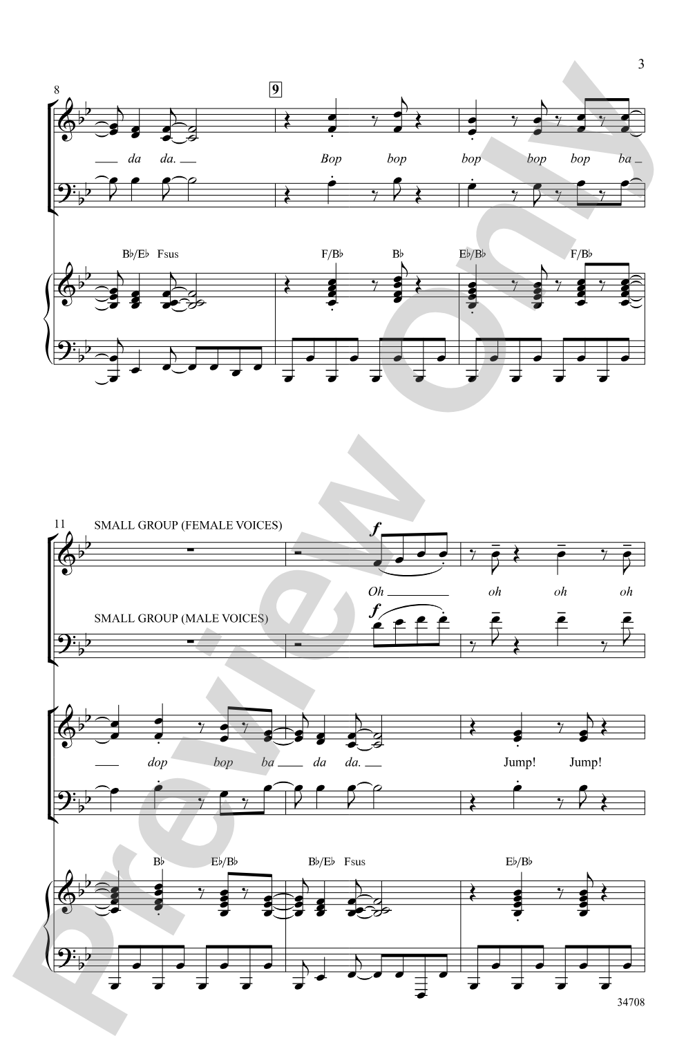 Jump: 3-Part Mixed Choral Octavo