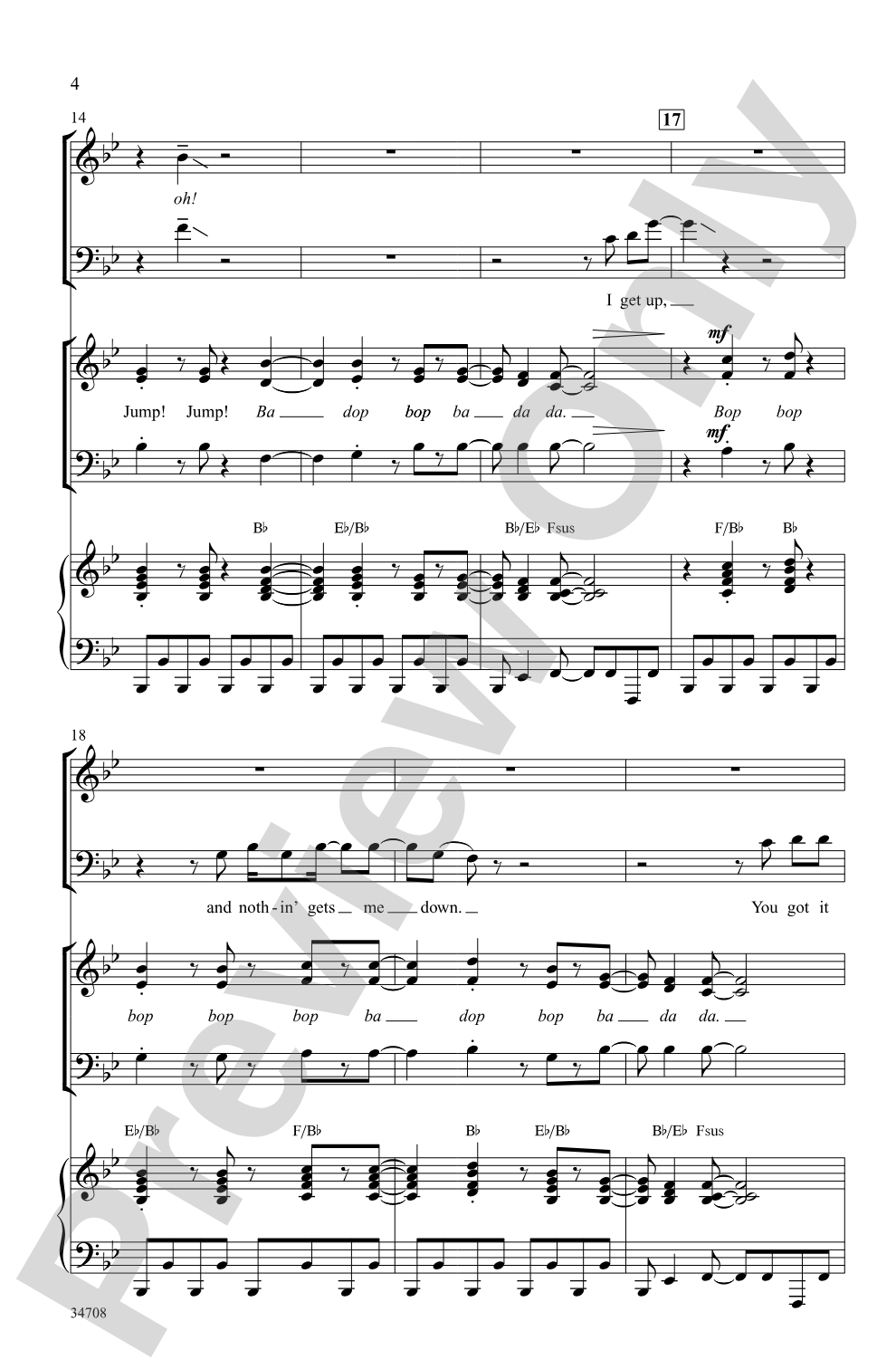Jump: 3-Part Mixed Choral Octavo