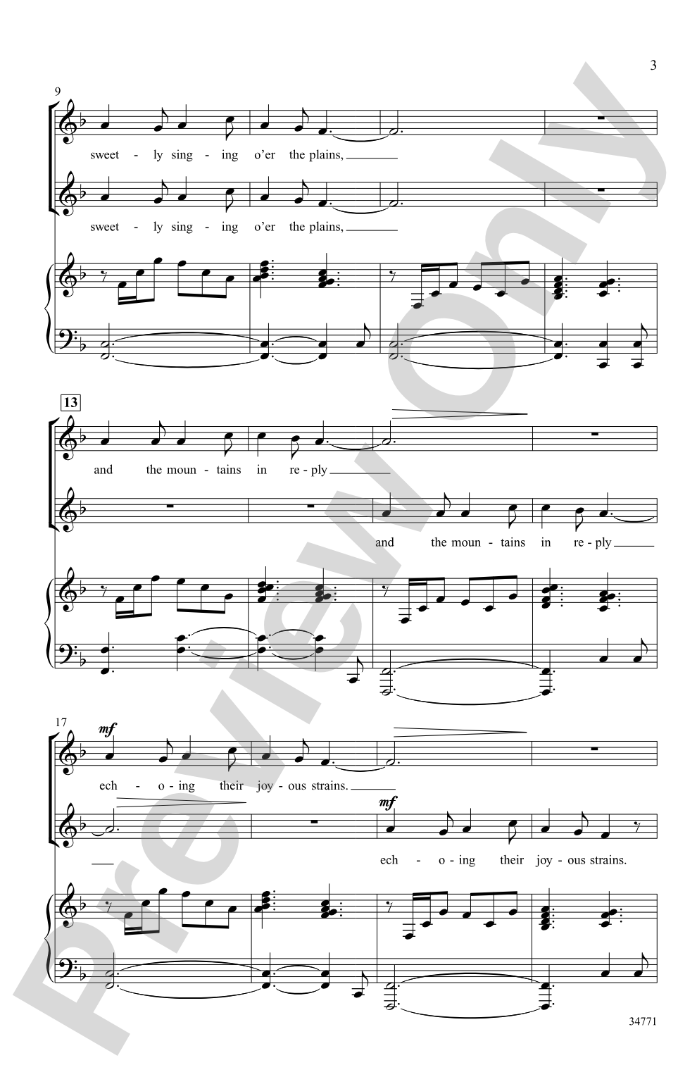 Angels' Gloria: 2-Part Choral Octavo